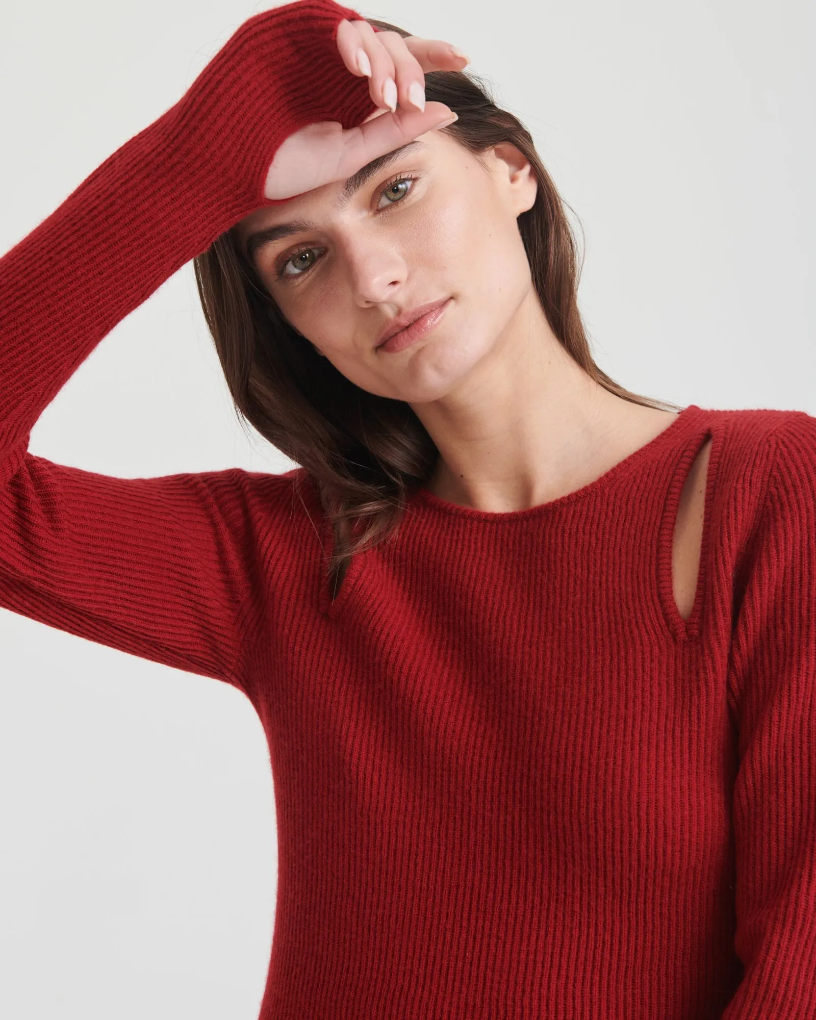 Wool Cashmere Cut Out Top sold by Naadam product image thumbnail 5