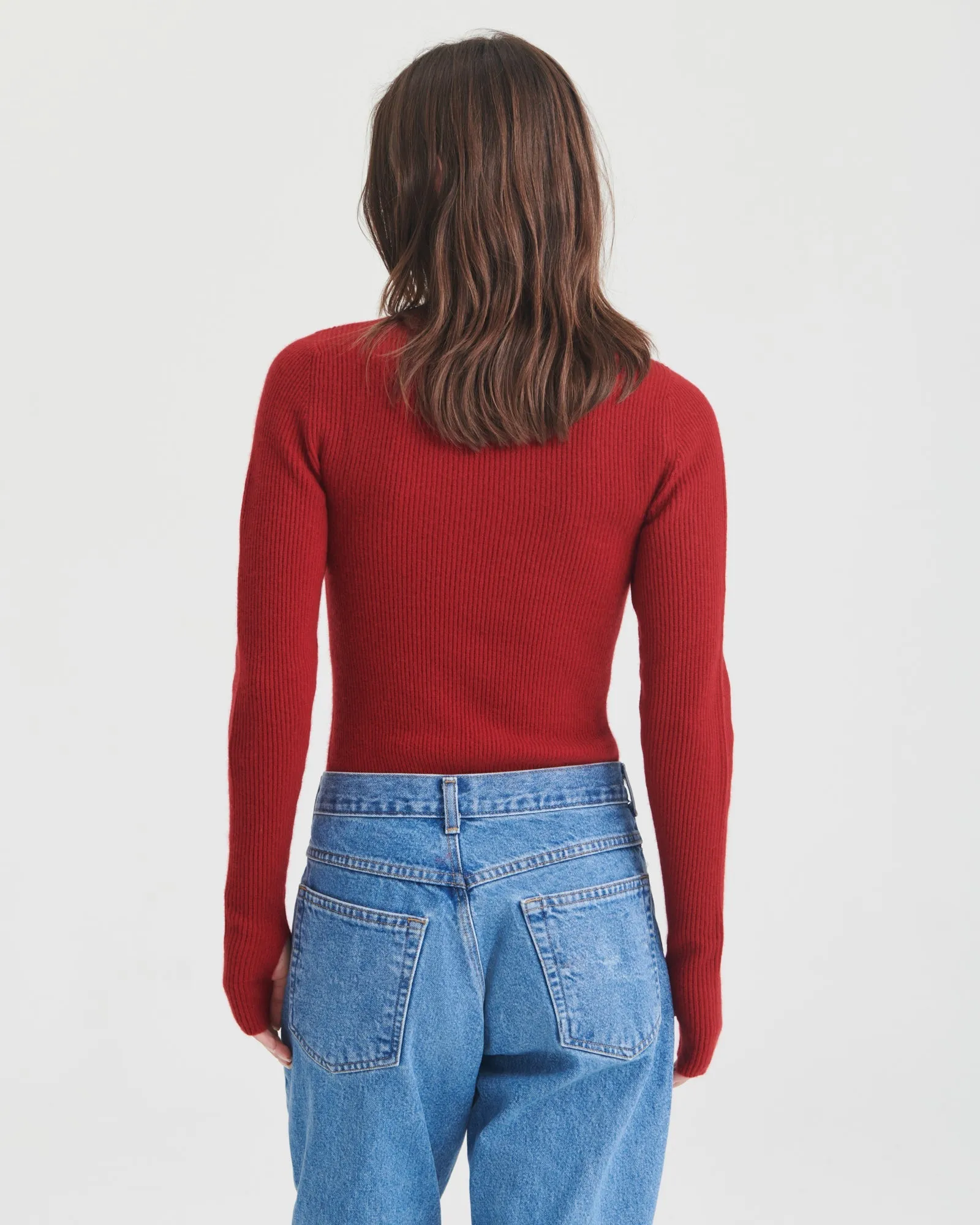 Wool Cashmere Cut Out Top sold by Naadam product image thumbnail 3