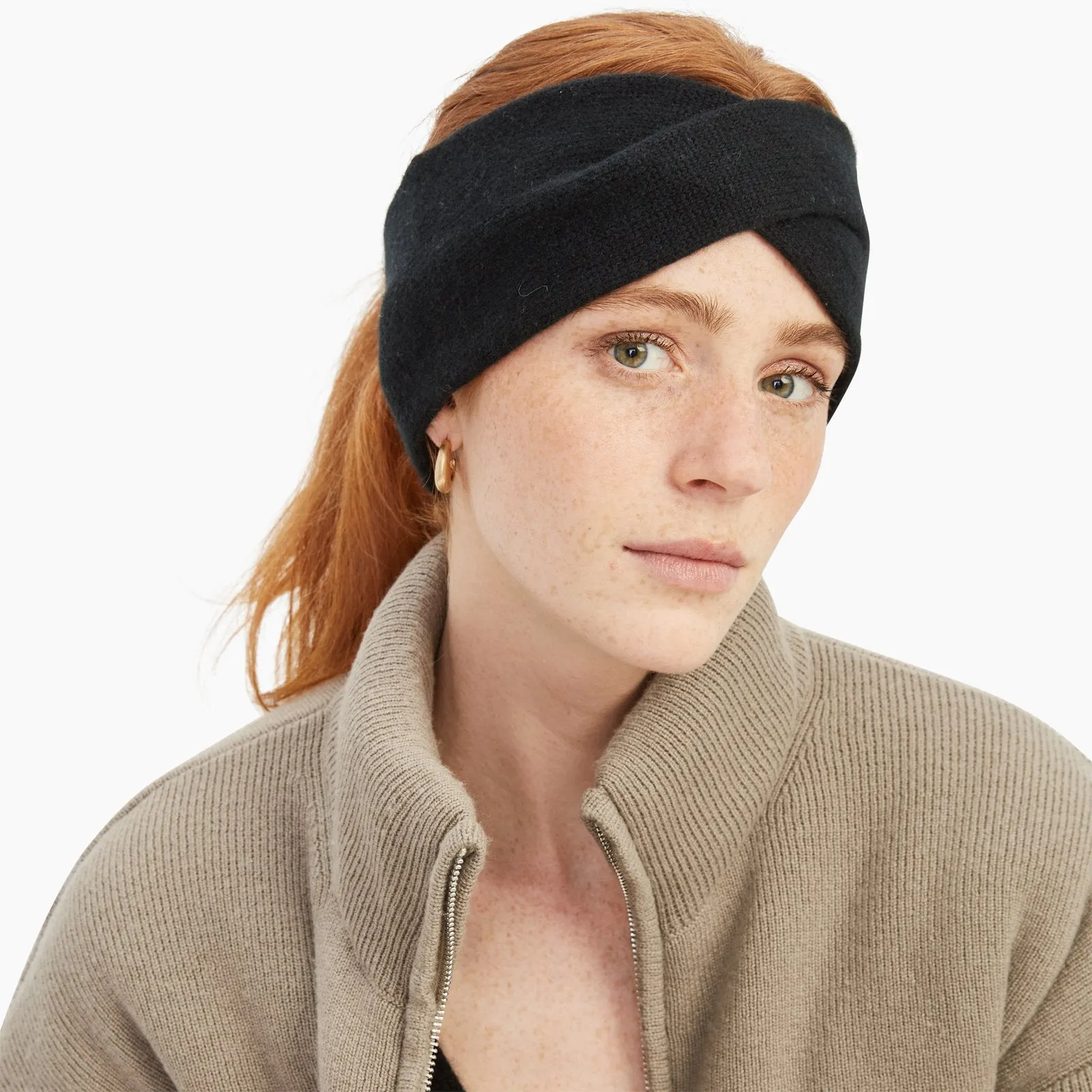 Cashmere Twist Headband sold by Naadam product image thumbnail 3