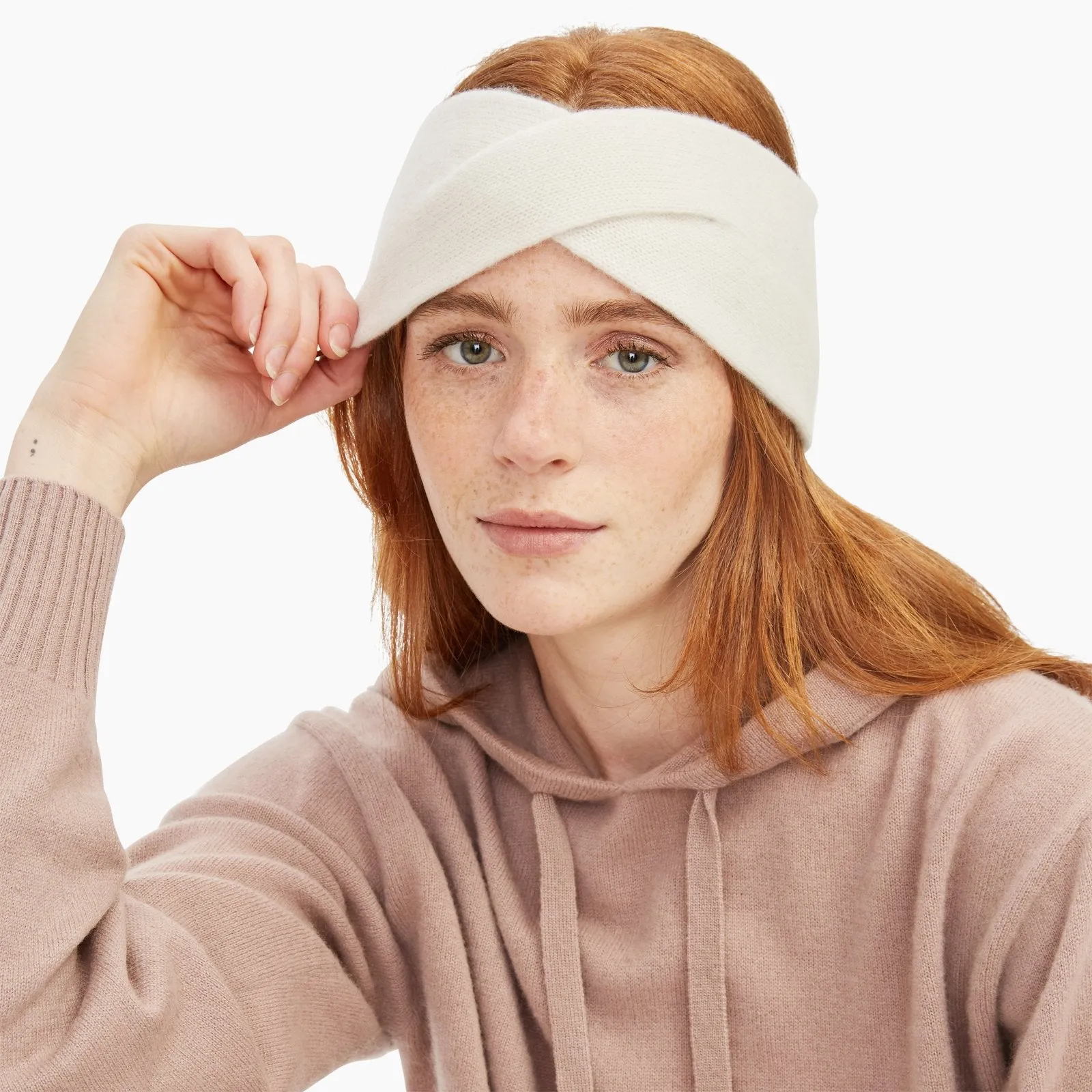Cashmere Twist Headband sold by Naadam product image thumbnail 5