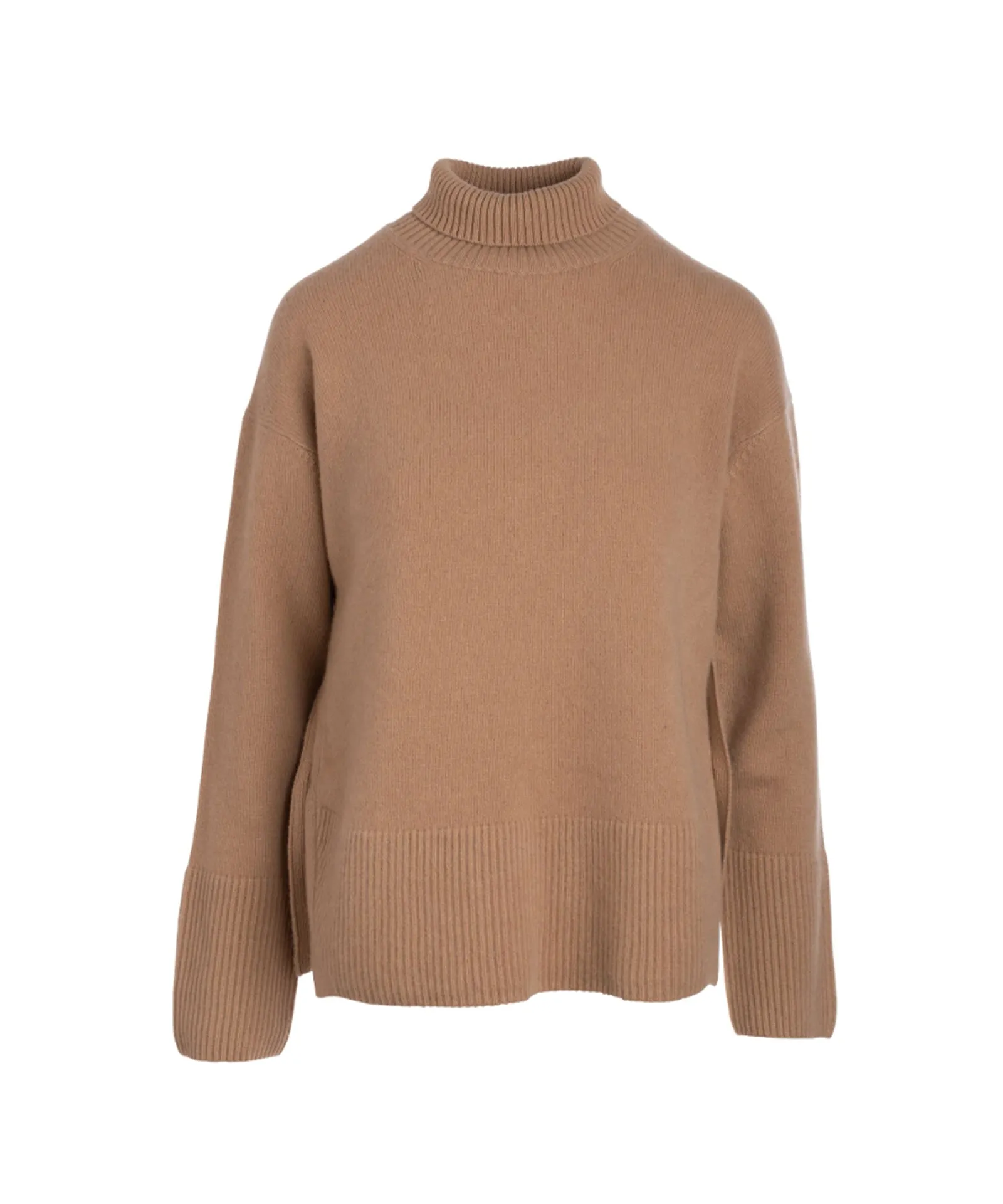 Luxe Cashmere Side-Button Turtleneck sold by Naadam product image thumbnail 2