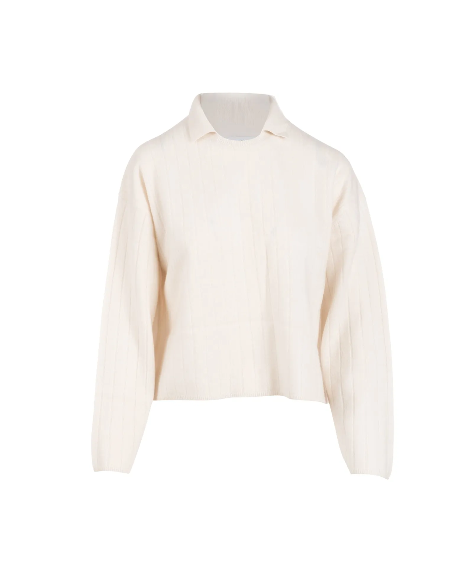 Cashmere Ribbed Collared Crewneck Sweater sold by Naadam product image thumbnail 4