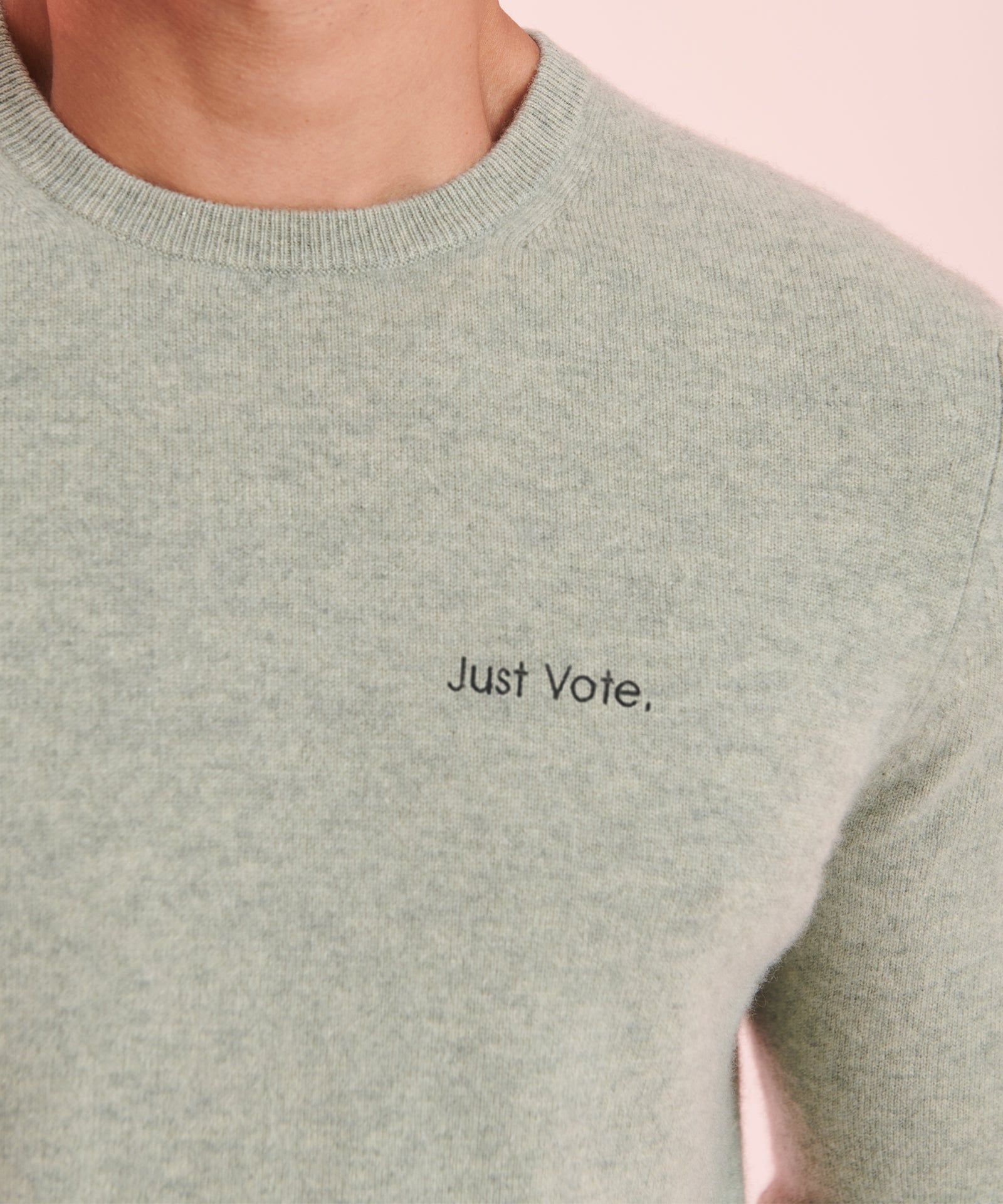 "Just Vote." - The Original Cashmere Sweater Men's sold by Naadam product image thumbnail 3