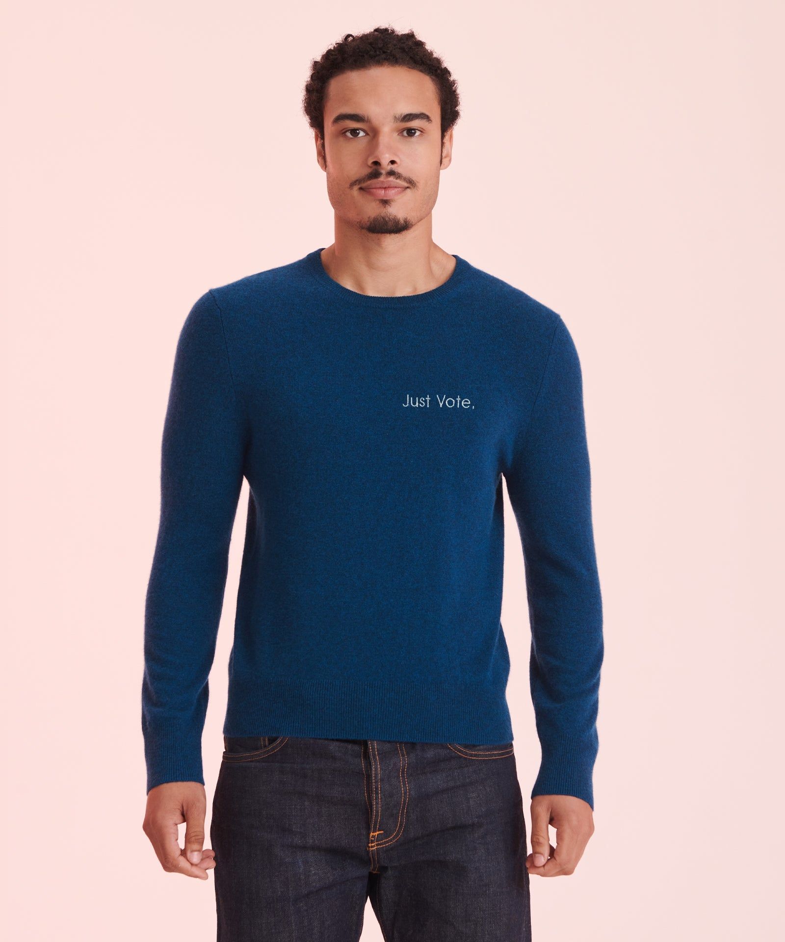 "Just Vote." - The Original Cashmere Sweater Men's sold by Naadam product image thumbnail 5