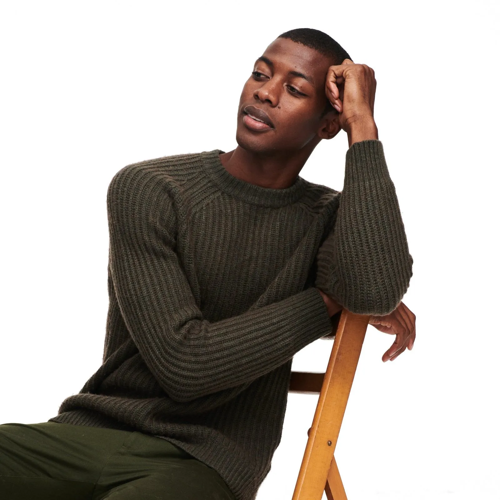 Ribbed Crewneck Sweater sold by Naadam product image thumbnail 3