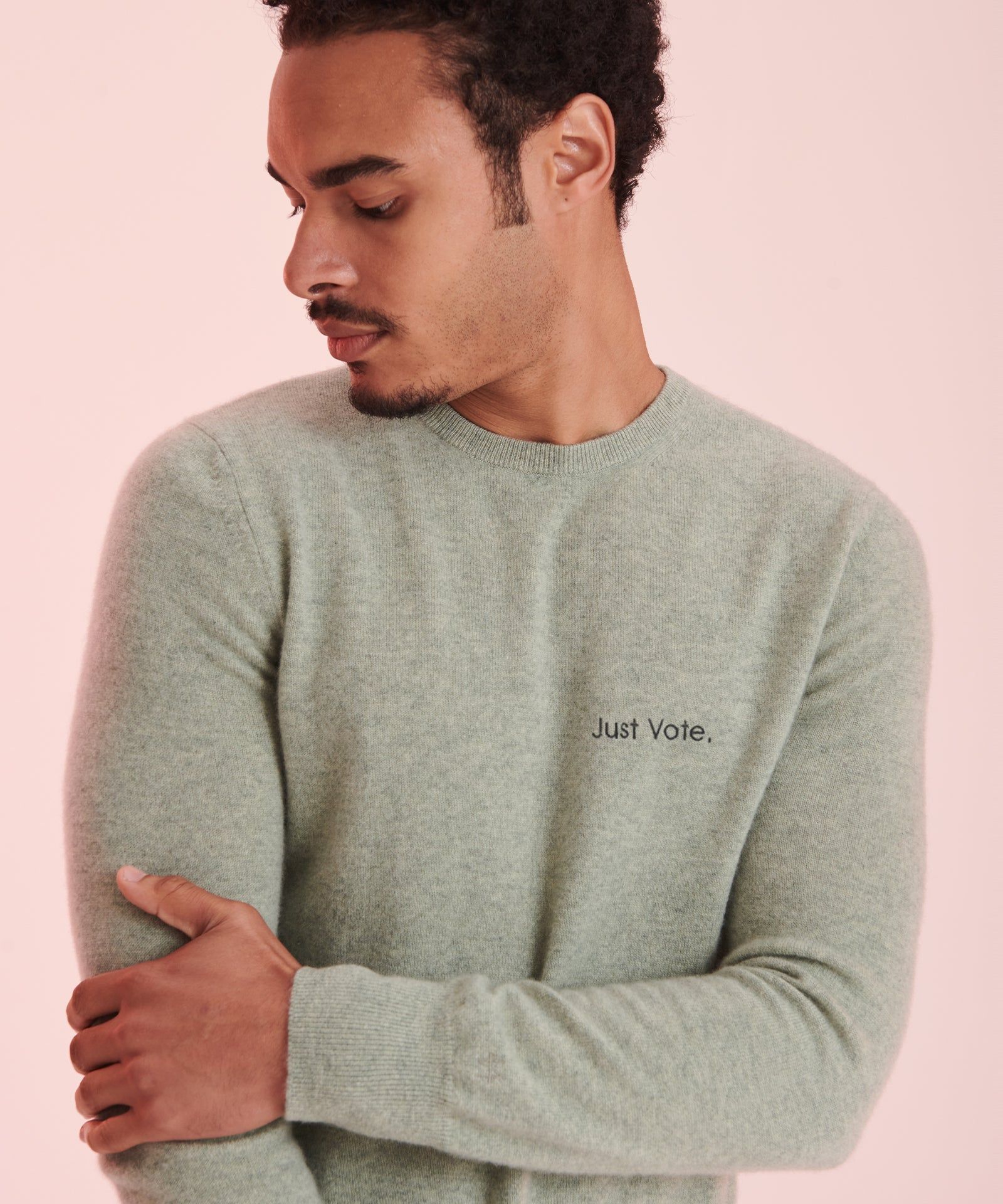 "Just Vote." - The Original Cashmere Sweater Men's sold by Naadam product image thumbnail 2