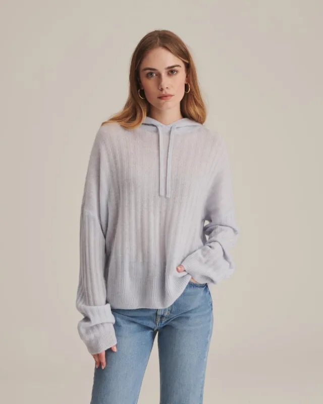 Cashmere Oversized Ribbed Hoodie sold by Naadam