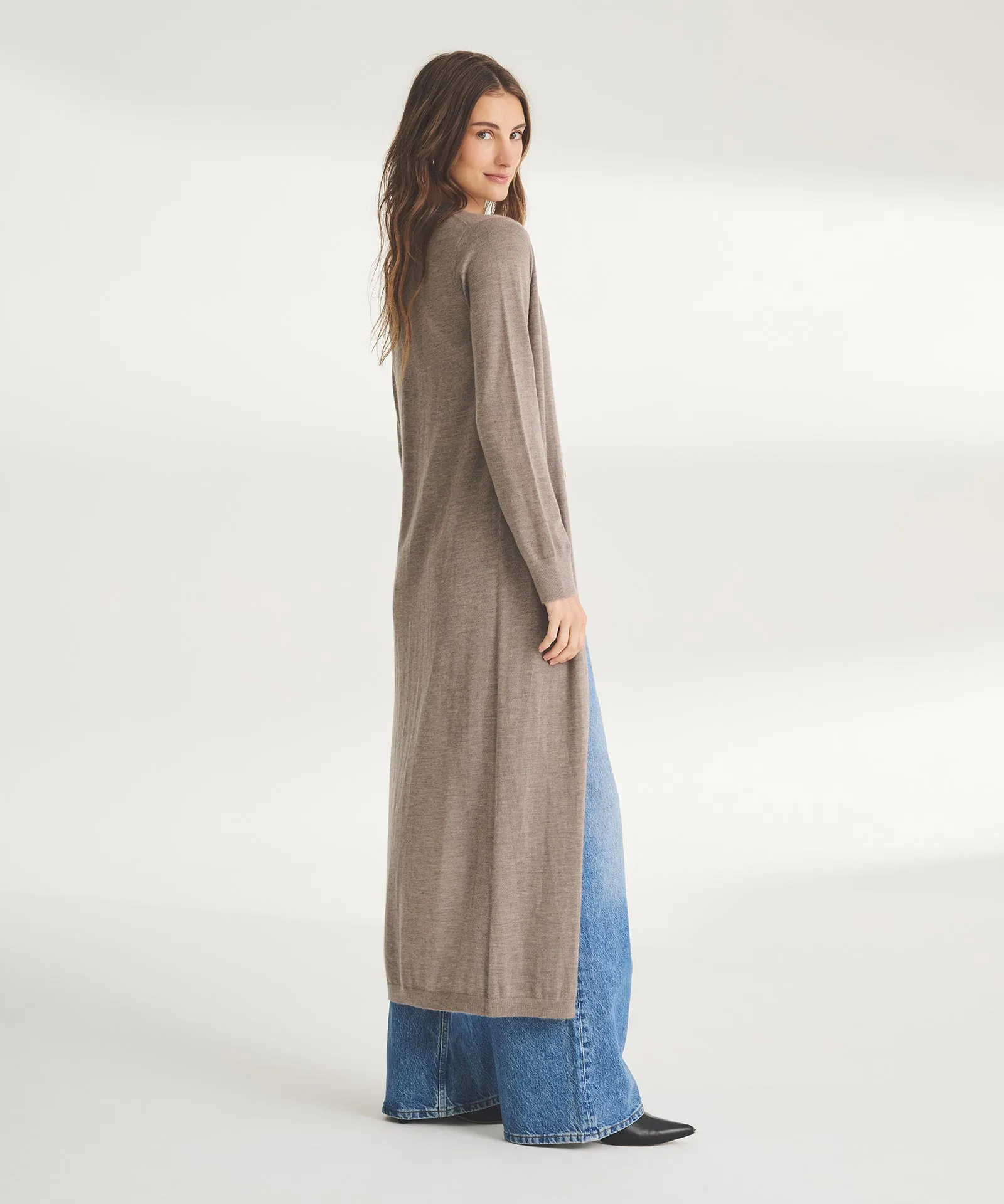 Super Fine Cashmere Duster sold by Naadam product image thumbnail 4