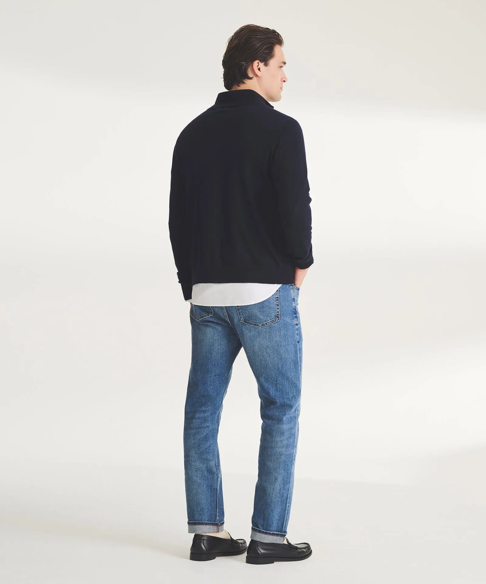 Super Fine Cashmere Zip Up sold by NAADAM product image thumbnail 5