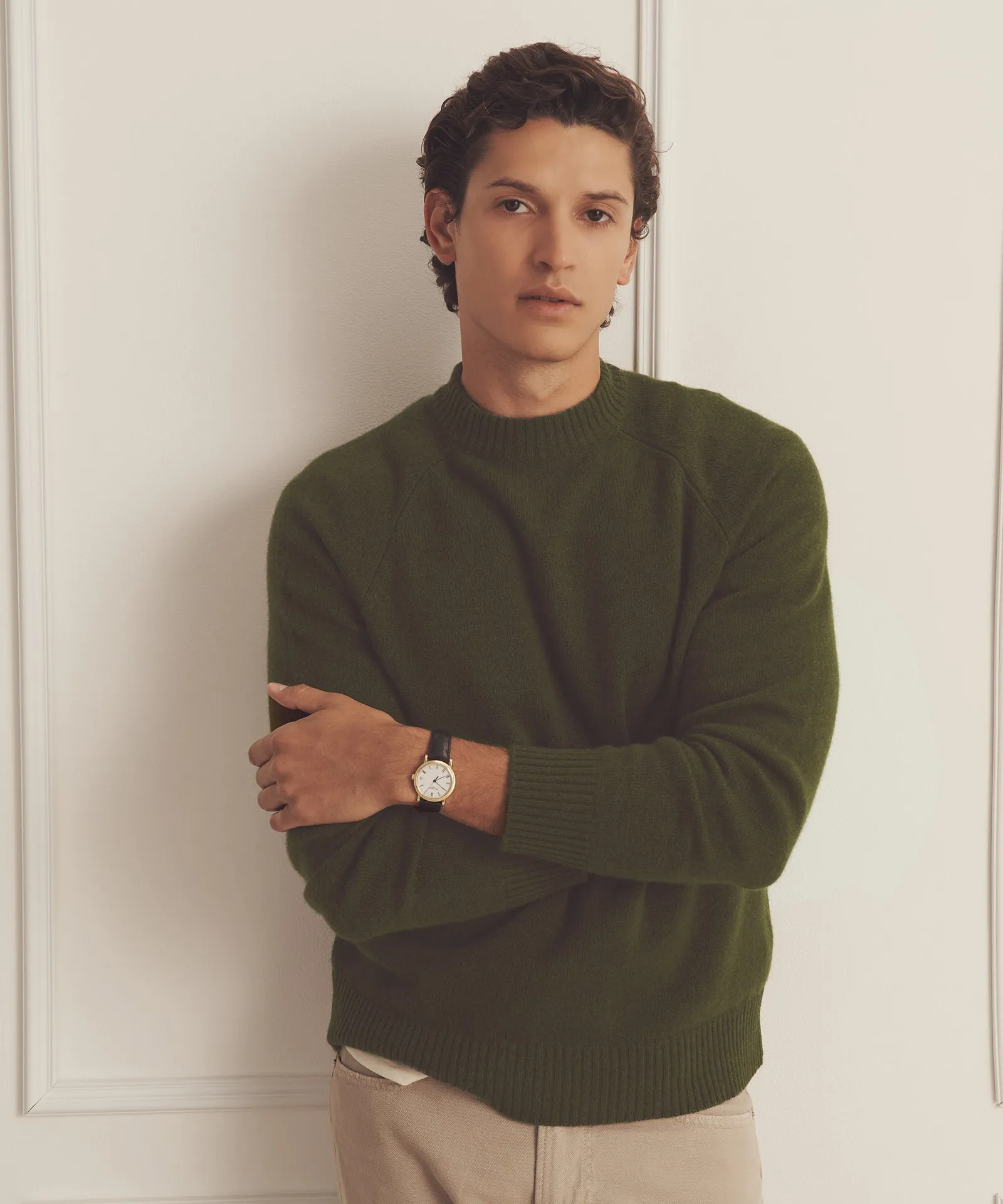 Luxe Cashmere Raglan Crewneck sold by NAADAM