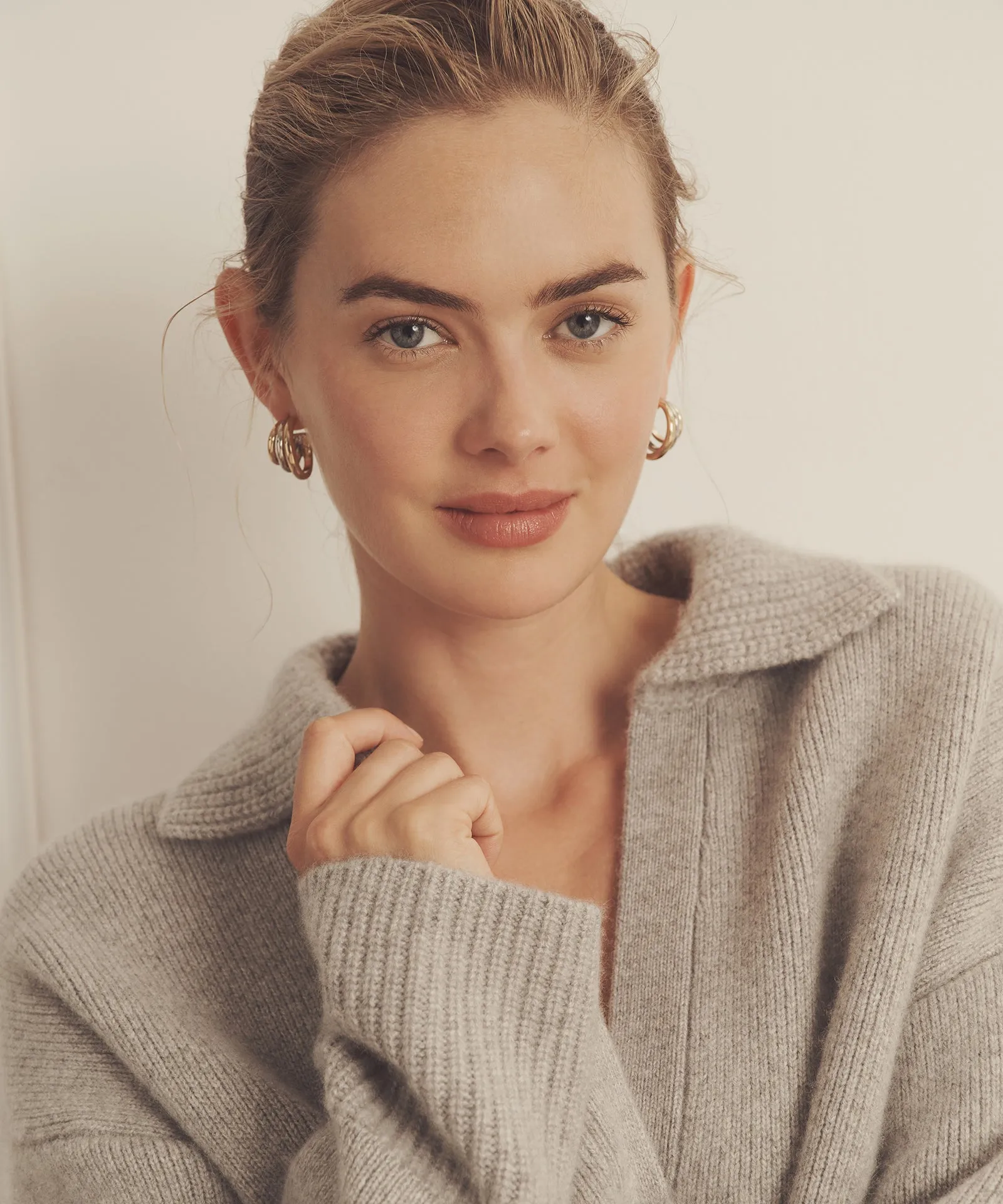 Ultra Luxe Cashmere Polo sold by NAADAM product image thumbnail 4