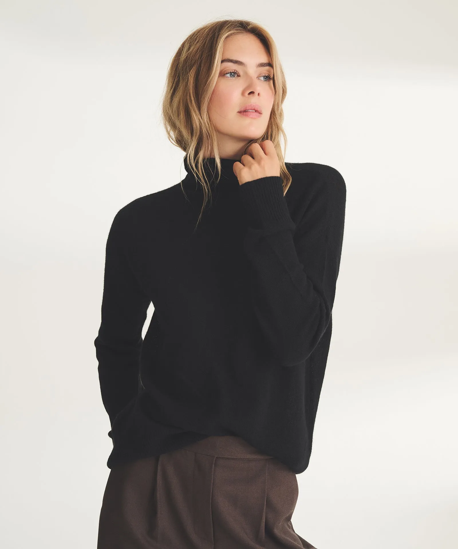 Featherweight Cashmere Turtleneck sold by Naadam product image thumbnail 2