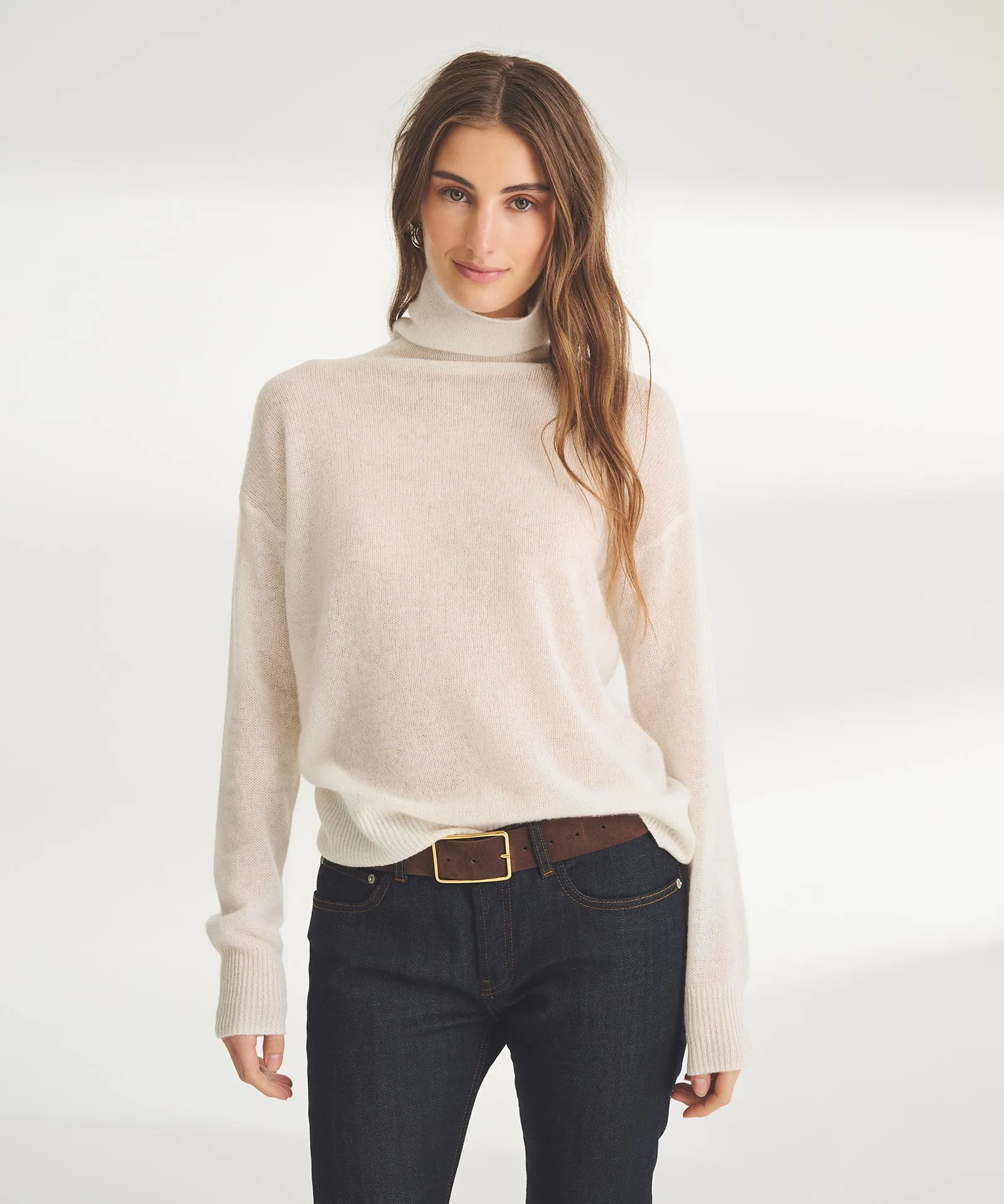 Featherweight Cashmere Turtleneck sold by Naadam