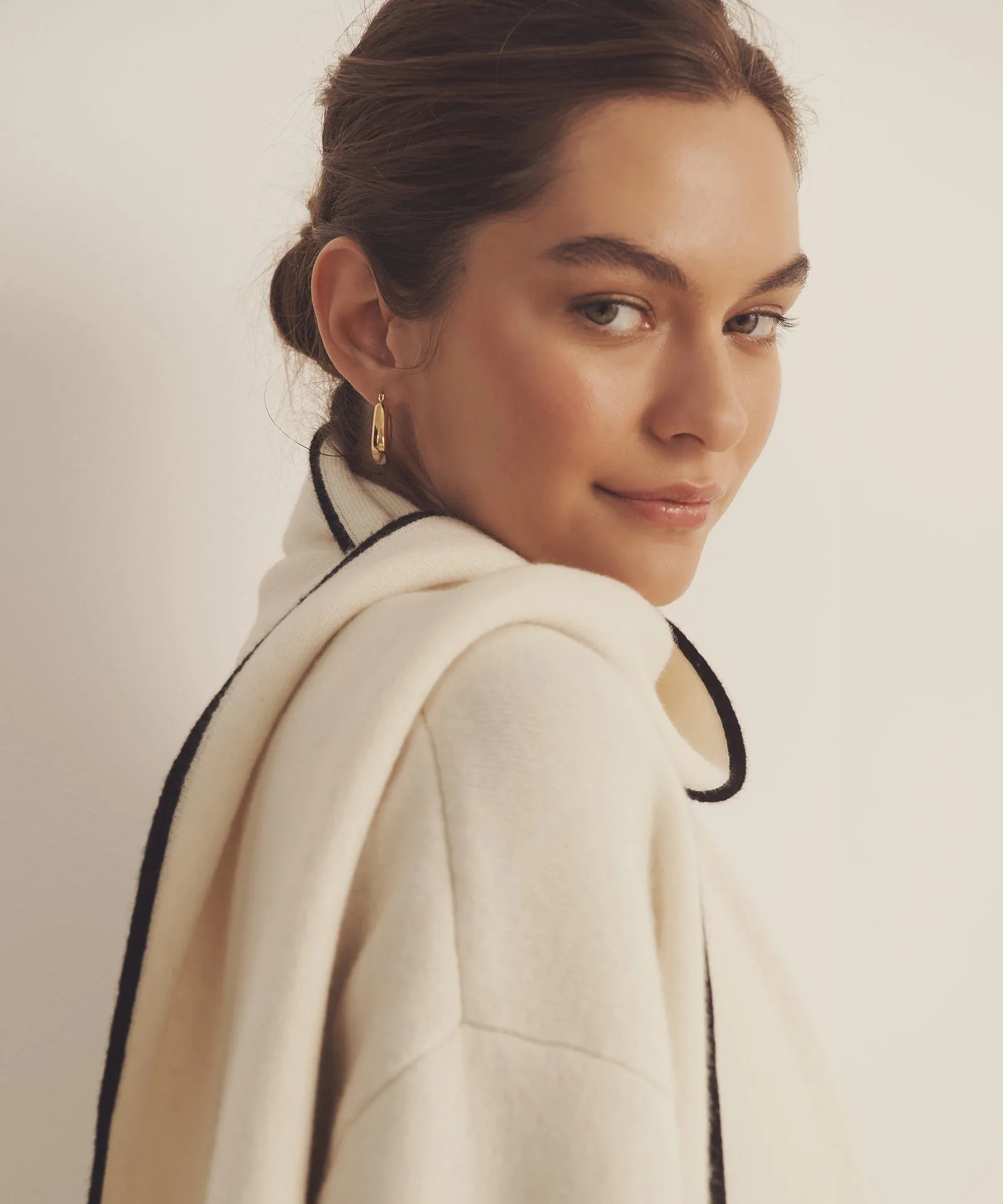 Luxe Cashmere Sweater Jacket with Scarf sold by NAADAM product image thumbnail 5