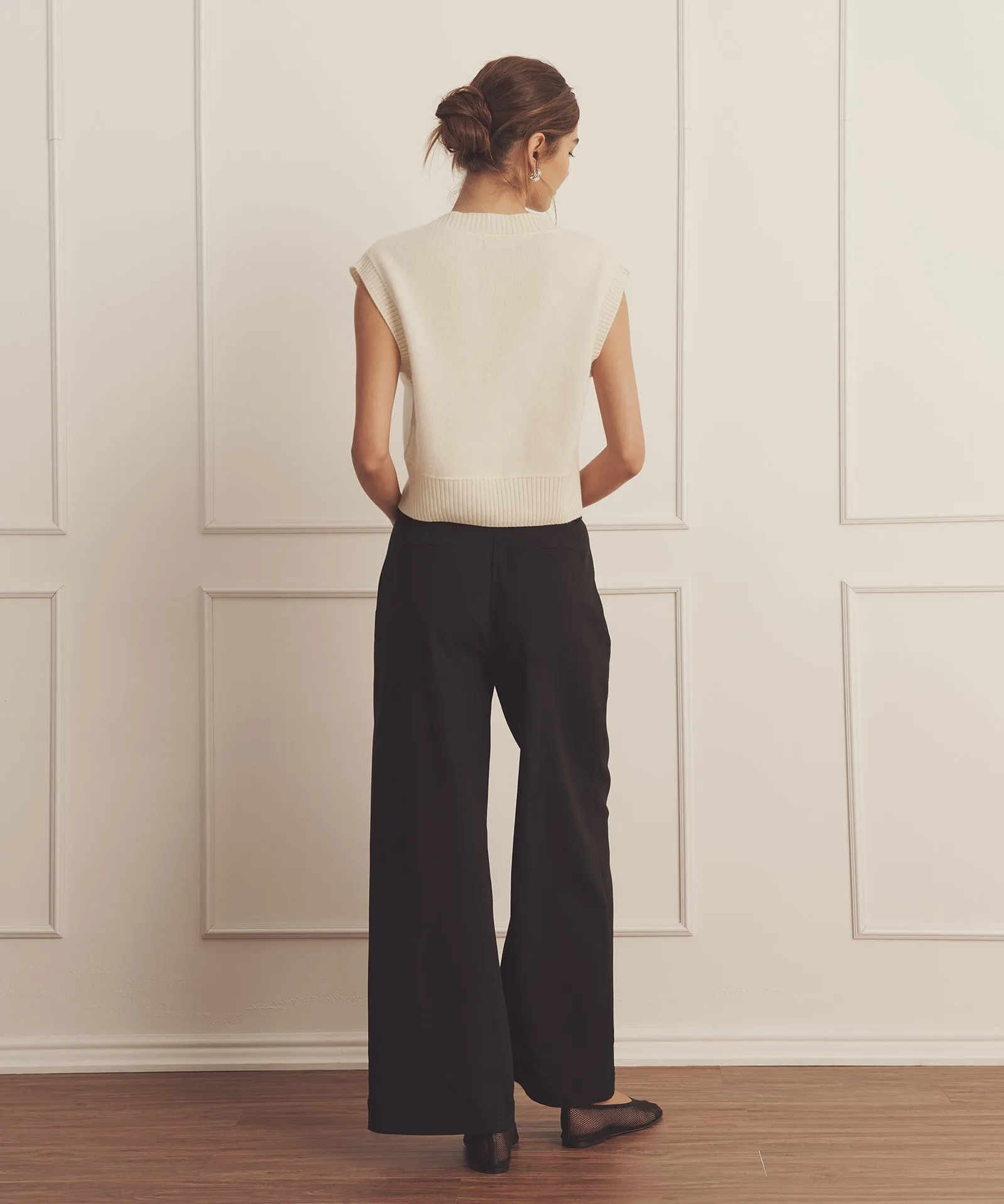 Luxe Cashmere V-Neck Vest sold by Naadam product image thumbnail 5