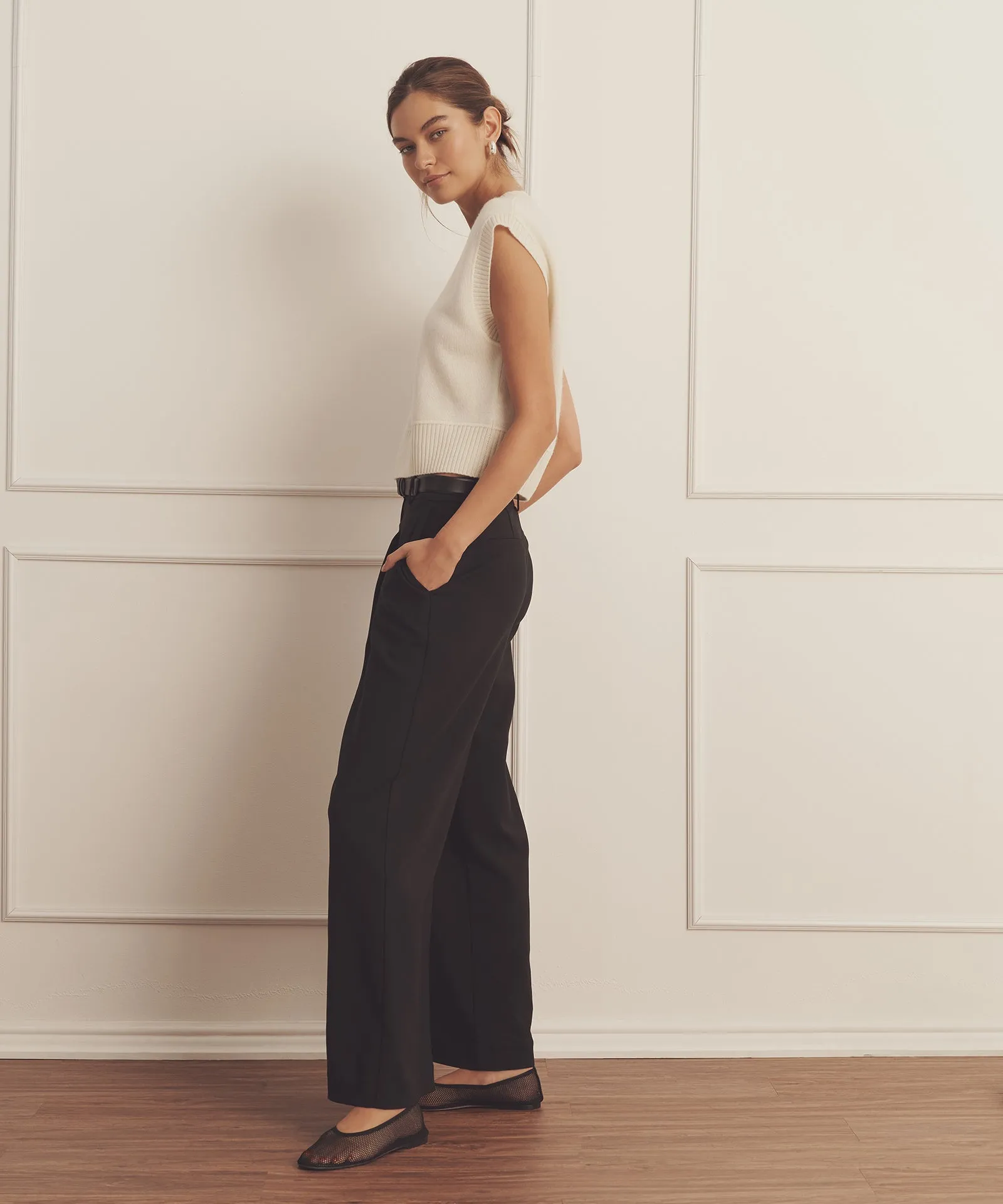 Luxe Cashmere V-Neck Vest sold by Naadam product image thumbnail 4