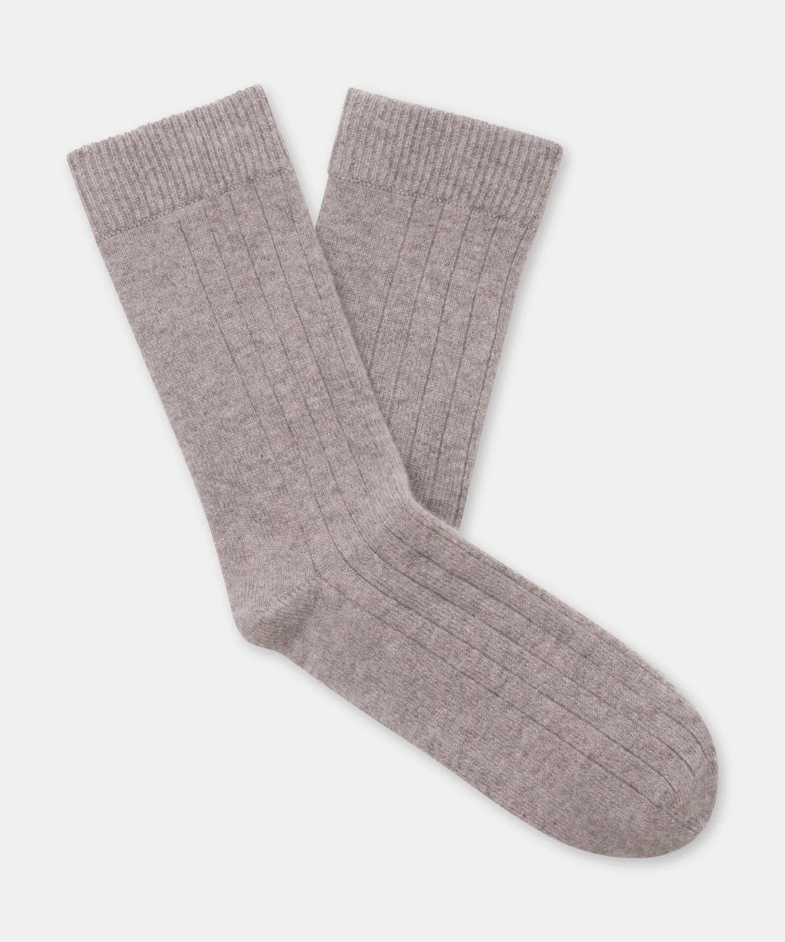 Signature Cashmere Ribbed Socks sold by NAADAM product image thumbnail 4