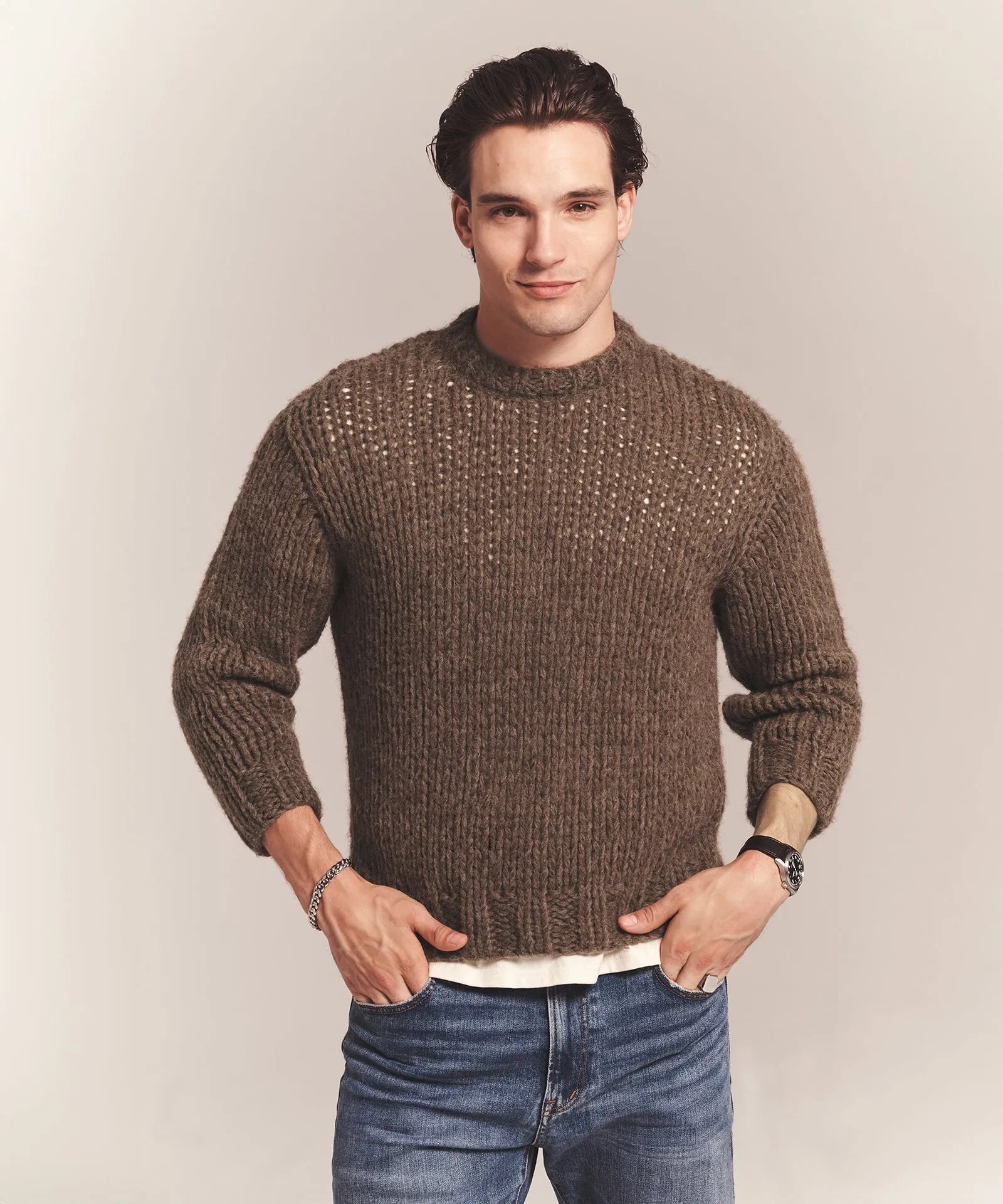 Lofty Alpaca Crewneck sold by Naadam product image thumbnail 2
