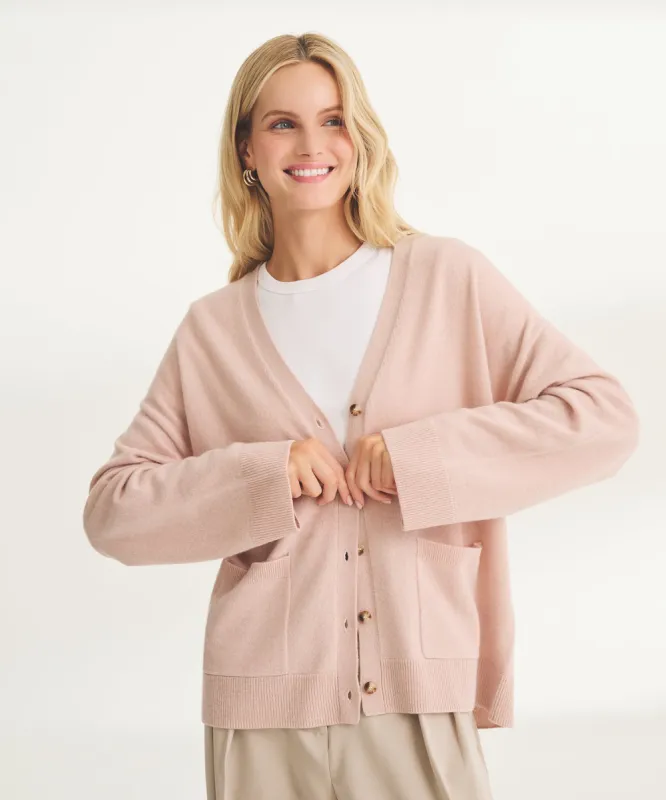 Signature Cashmere Boxy Cardigan sold by Naadam