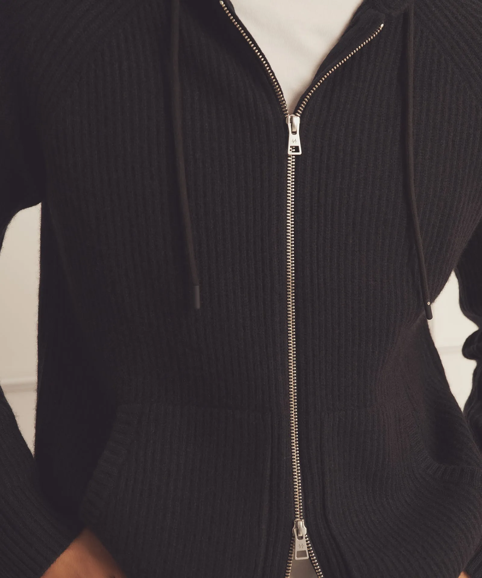 Luxe Cashmere Fisherman Zip Hoodie sold by Naadam product image thumbnail 5