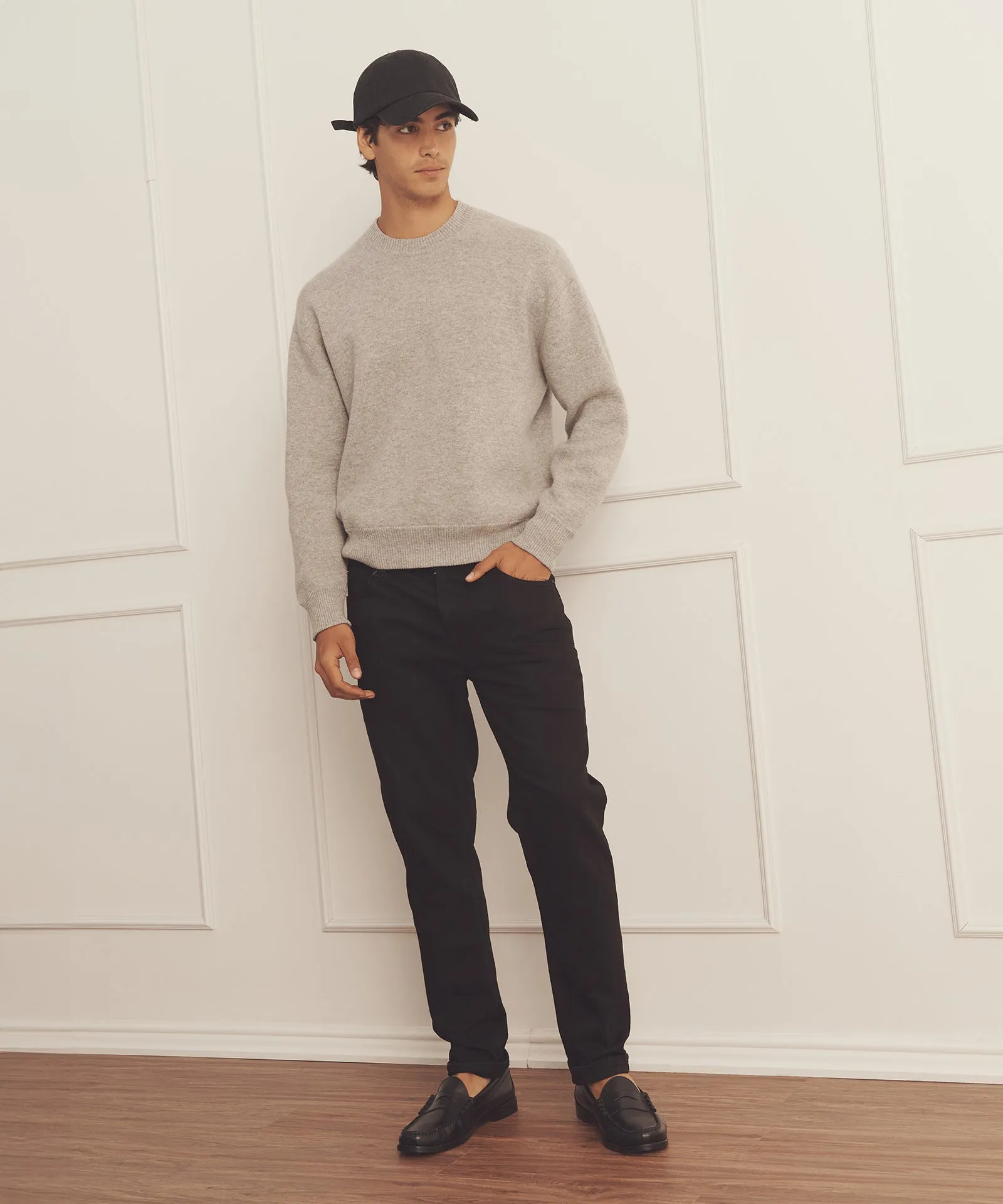 Luxe Cashmere Double Faced Crewneck sold by NAADAM product image thumbnail 2