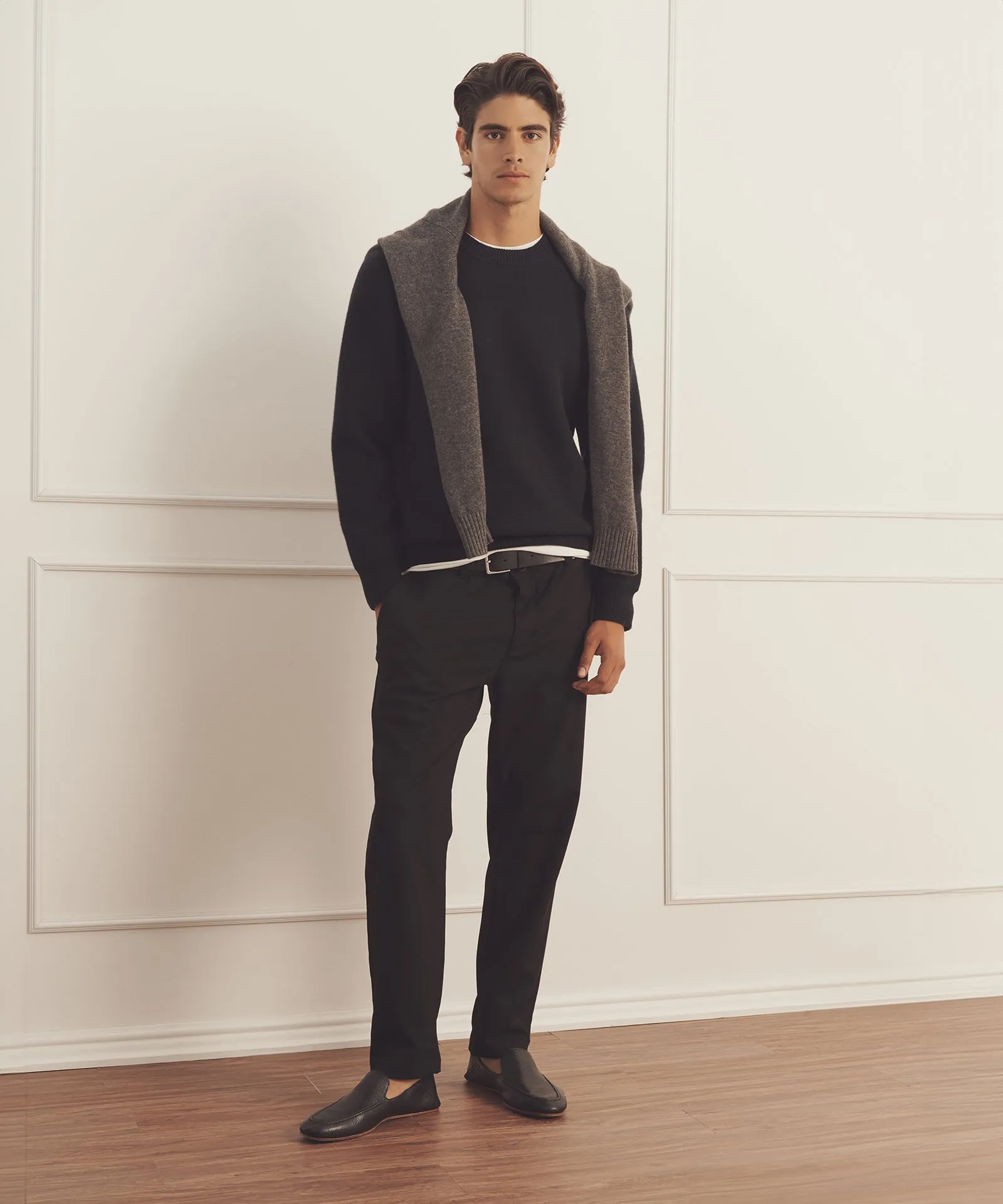 Luxe Cashmere Double Faced Crewneck sold by NAADAM product image thumbnail 5