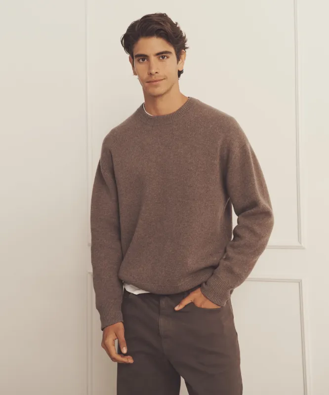 Luxe Cashmere Double Faced Crewneck sold by NAADAM