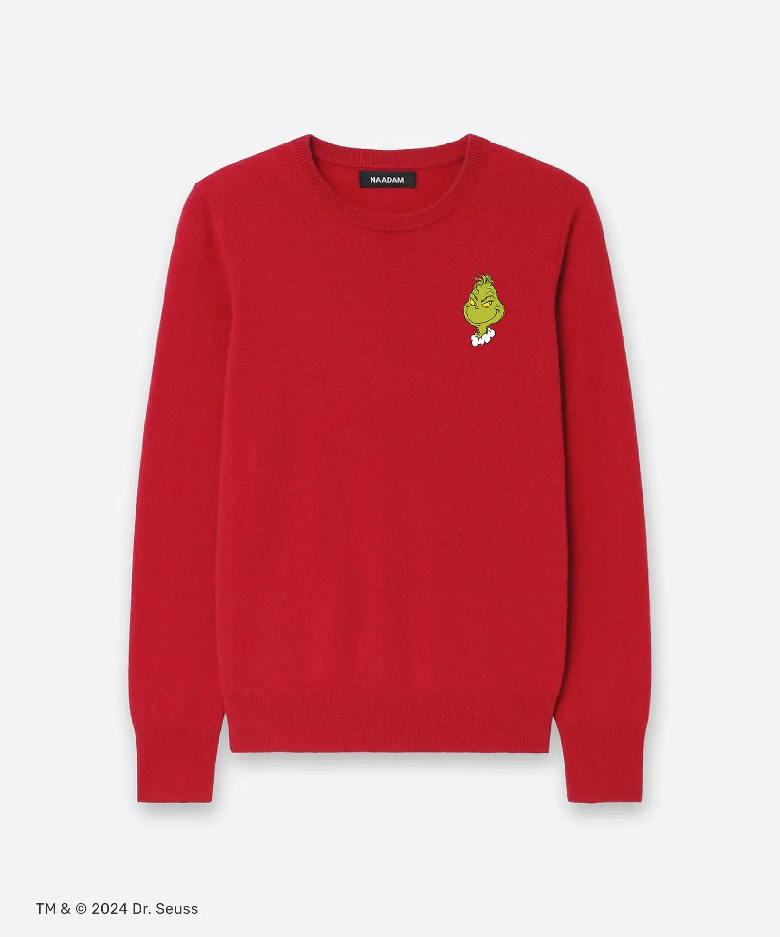 Men's Dr. Seuss The Grinch Cashmere Holiday Sweater sold by NAADAM product image thumbnail 2