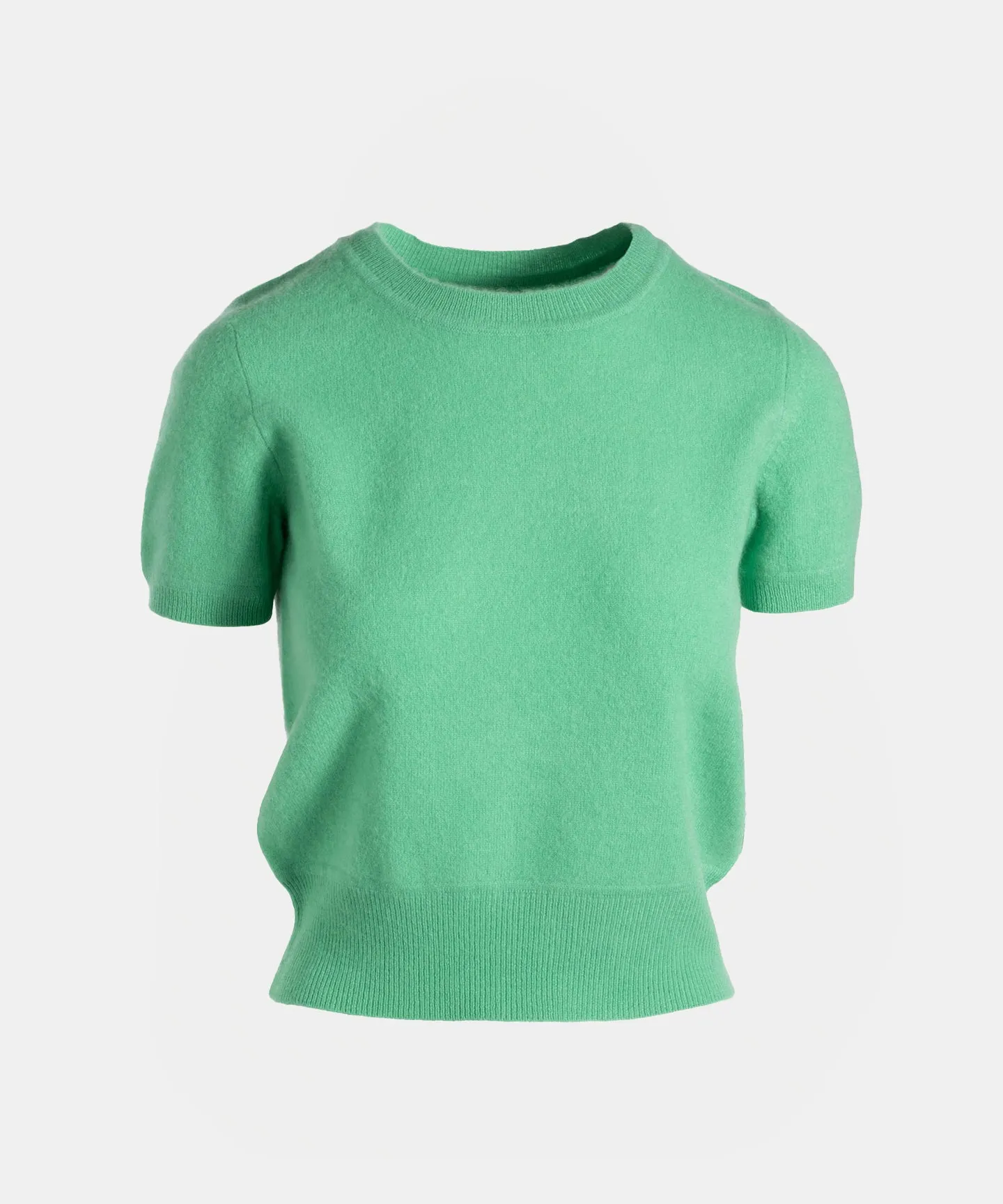 Cashmere Short Sleeve Cropped Pullover sold by Naadam