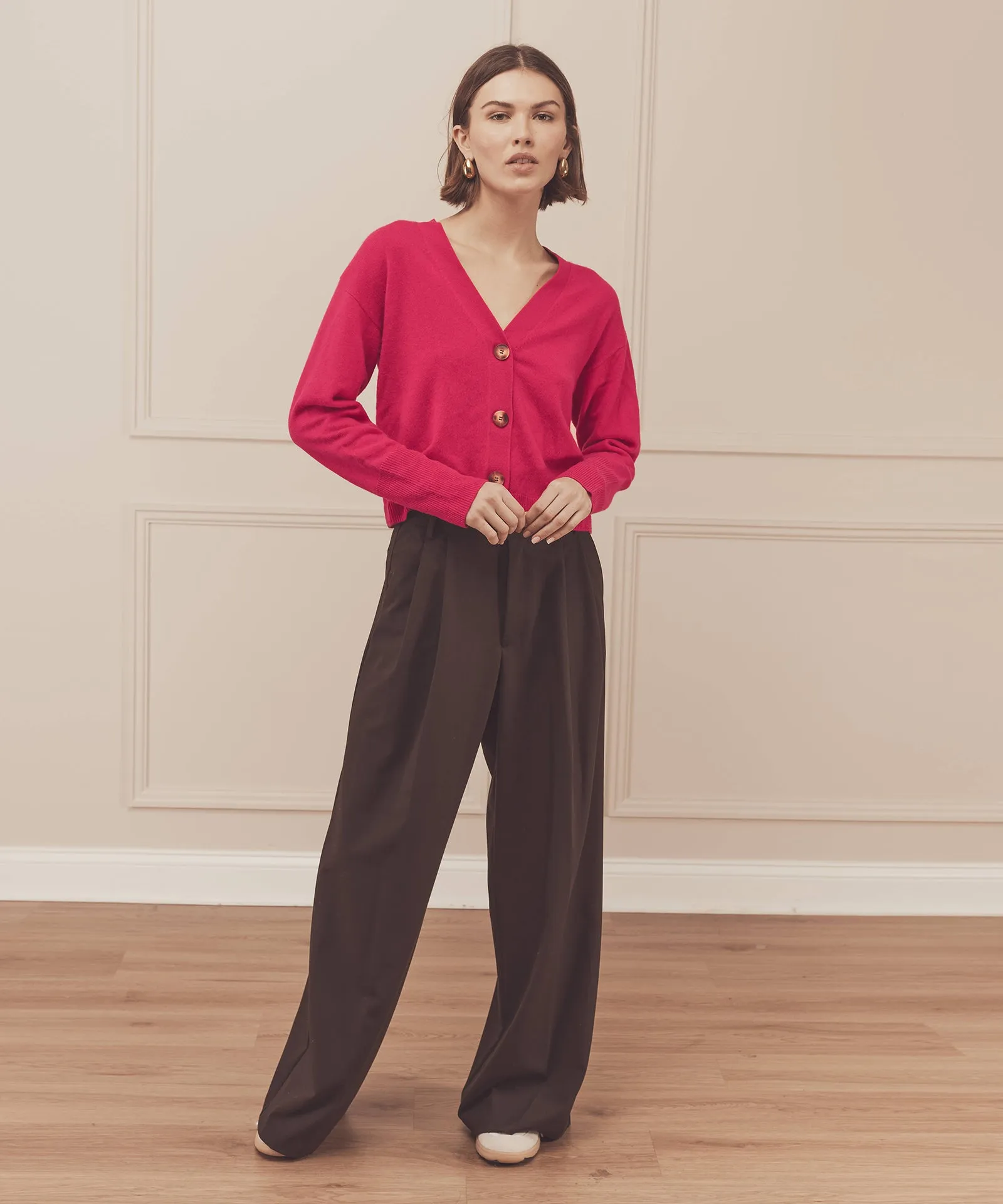 Cashmere Blouson Cardigan sold by Naadam product image thumbnail 3