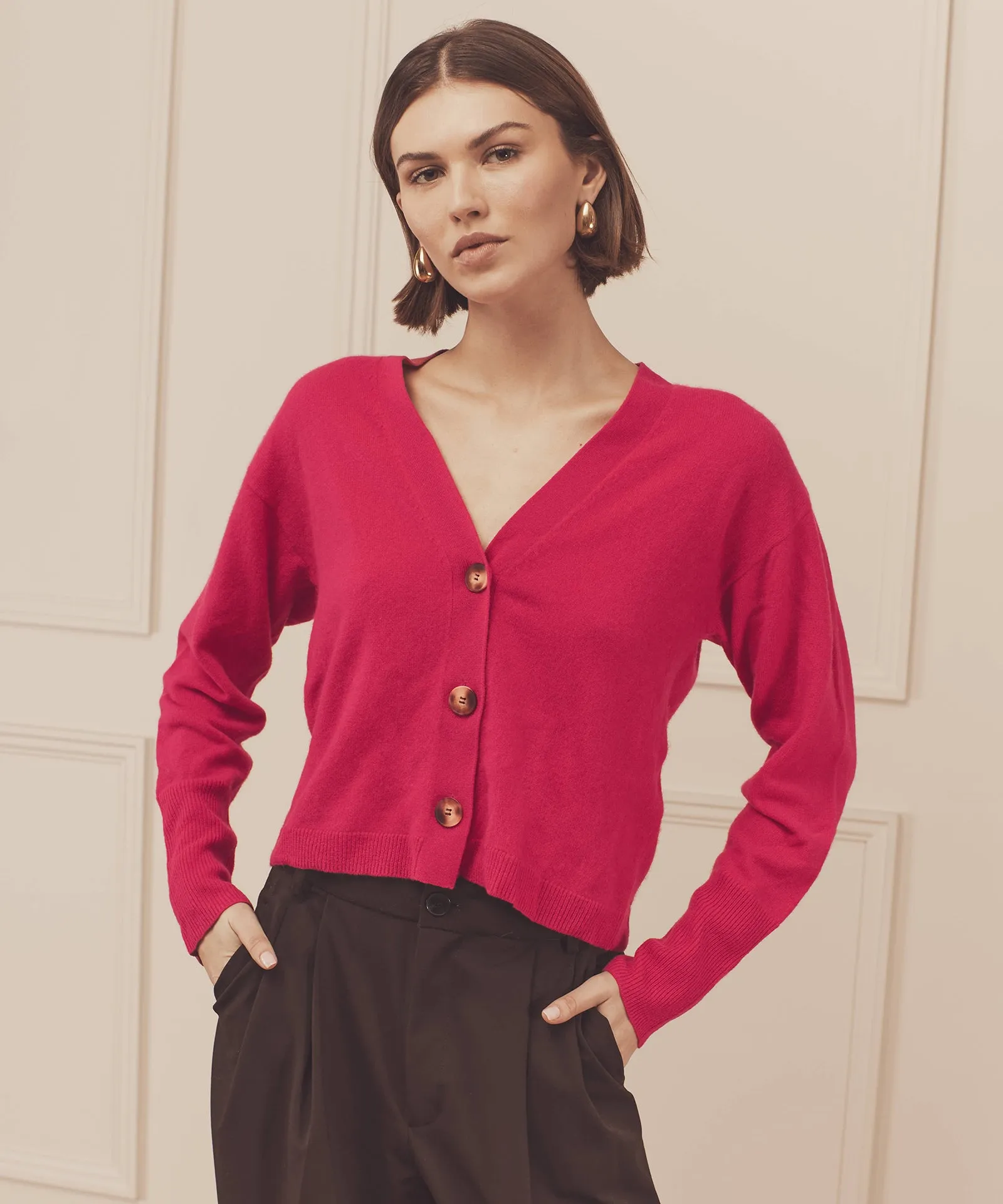 Cashmere Blouson Cardigan sold by Naadam product image thumbnail 5