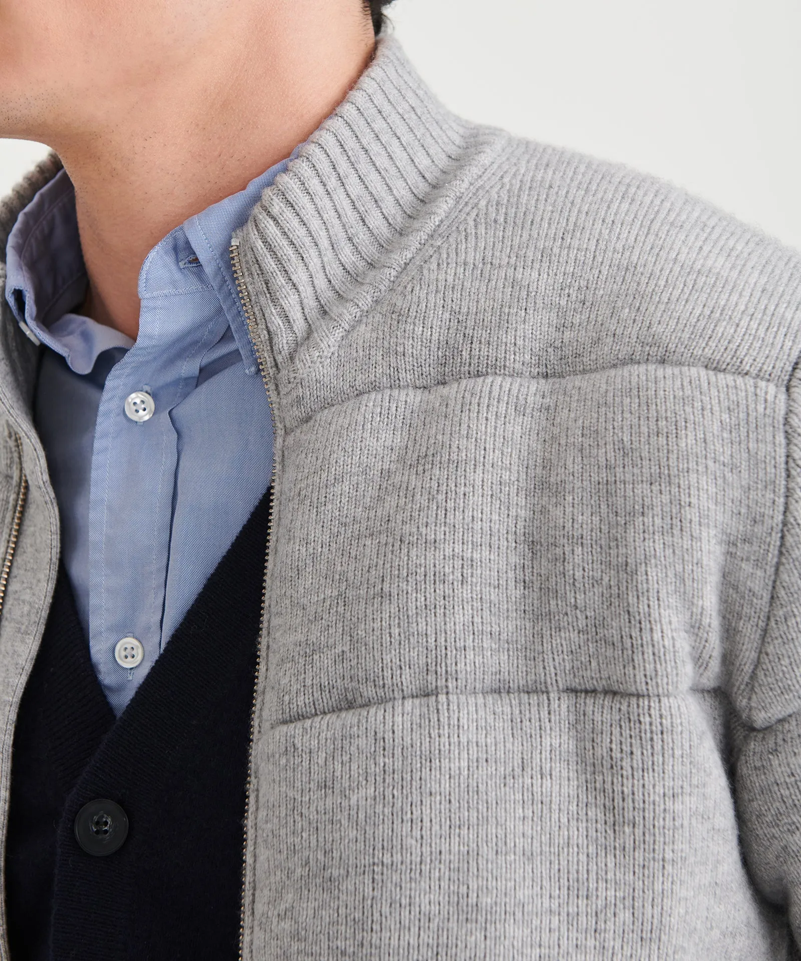 Merino Cashmere Puffer Jacket sold by Naadam product image thumbnail 4