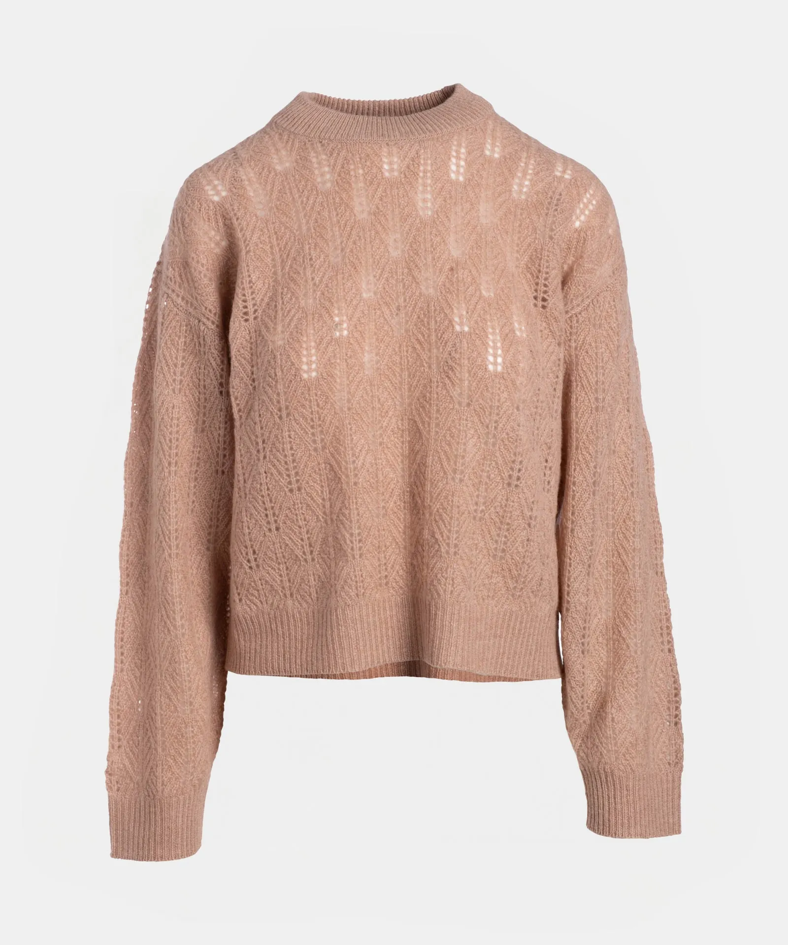 Cashmere Pointelle Crew sold by Naadam product image thumbnail 2