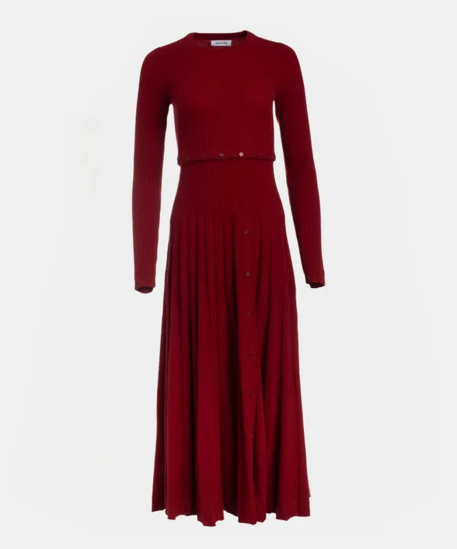 Cashmino Convertible Pleated Dress sold by Naadam