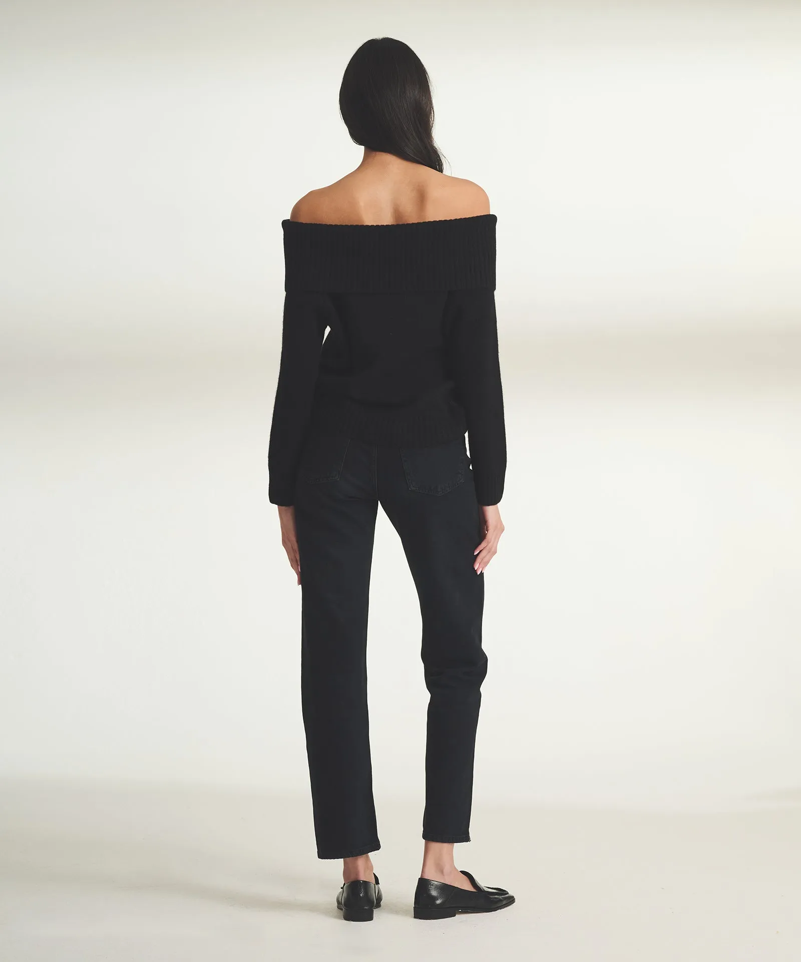 Super Luxe Cashmere Off the Shoulder Top sold by Naadam product image thumbnail 5