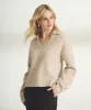 Super Luxe Cashmere Marled Polo sold by Naadam
