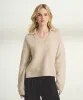 Super Luxe Cashmere Marled Polo sold by Naadam
