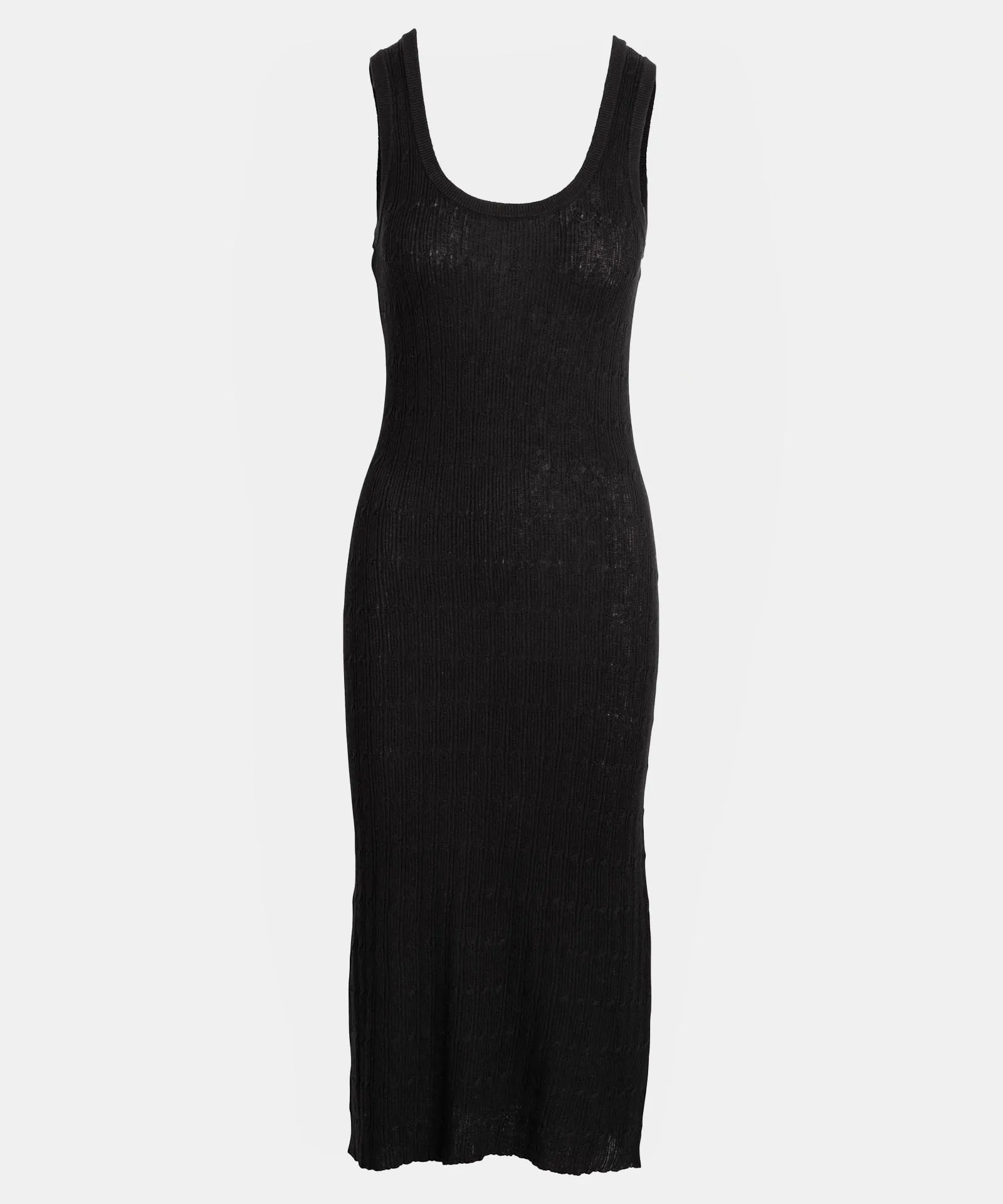 Organic Hemp Cotton Cable Scoop Neck Dress sold by Naadam product image thumbnail 2