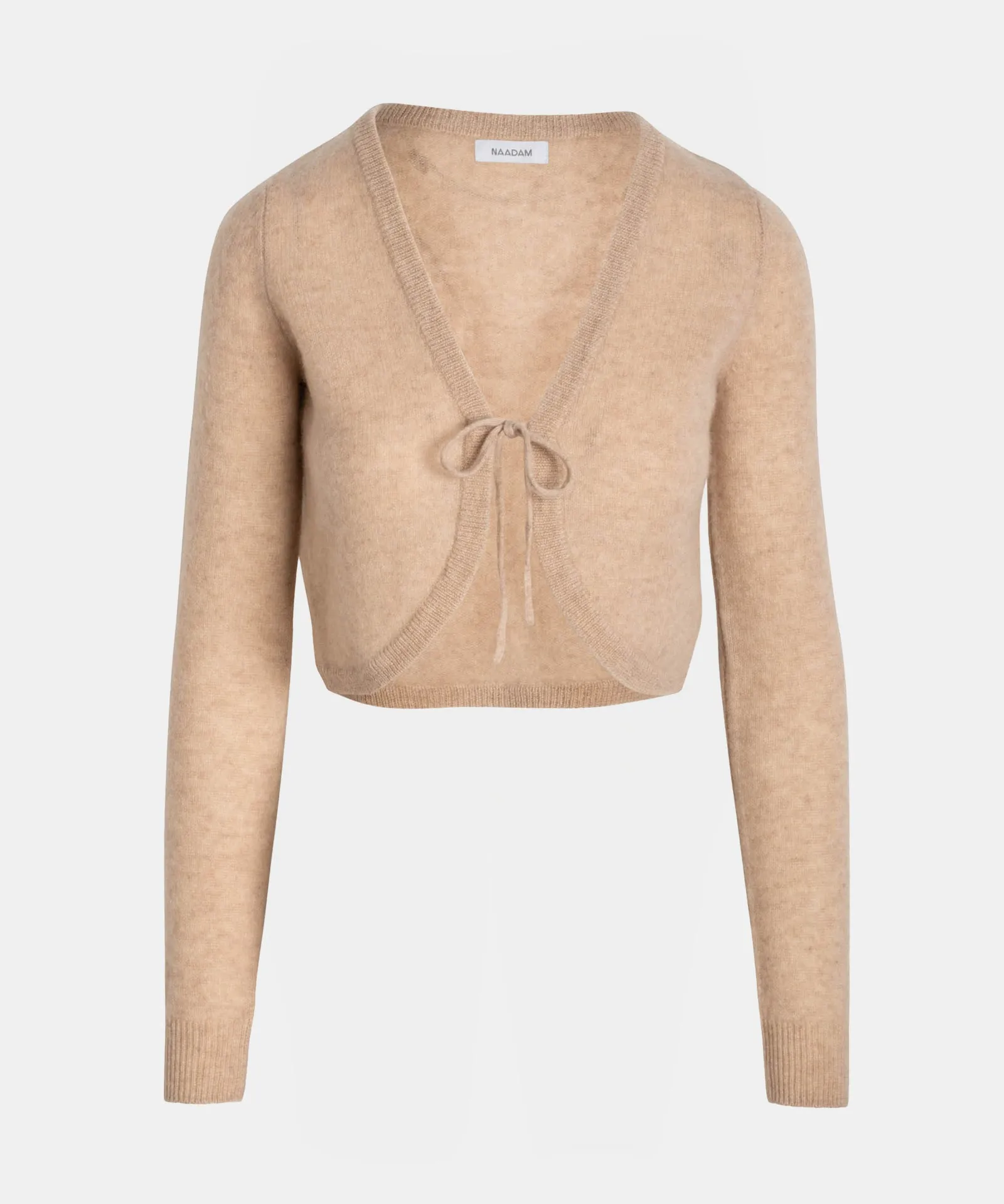 Featherweight Cashmere Reversible Tie-Up Sweater sold by Naadam