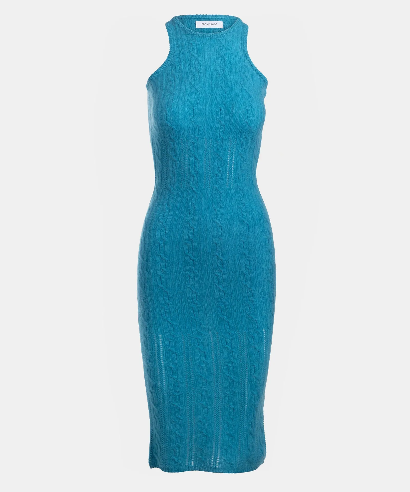 Cashmere Open Cable Racer Front Dress sold by Naadam