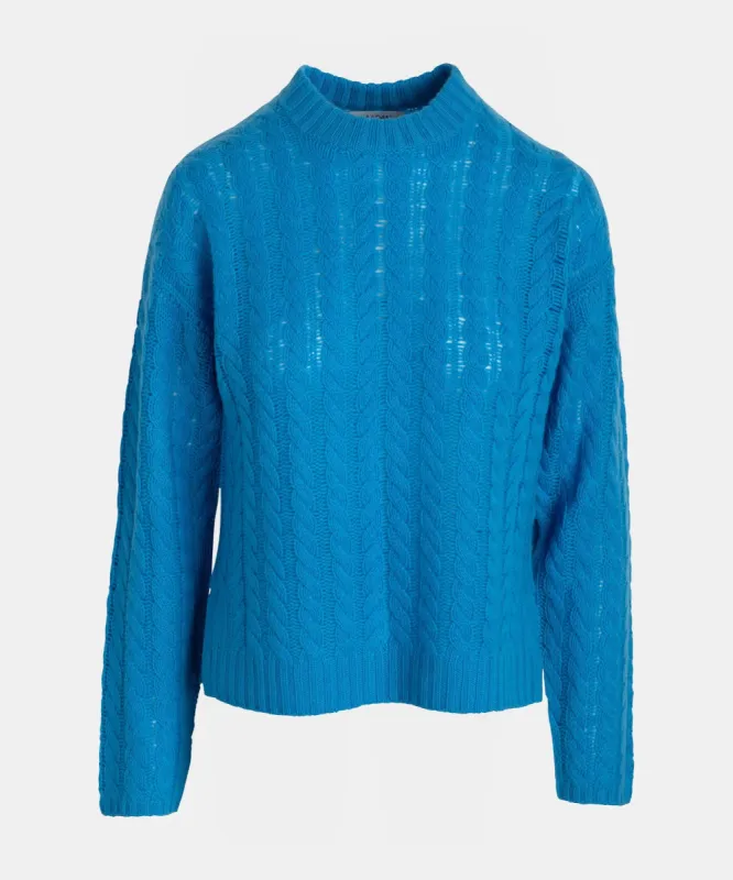 Cashmere Open Cable Crewneck Sweater sold by Naadam
