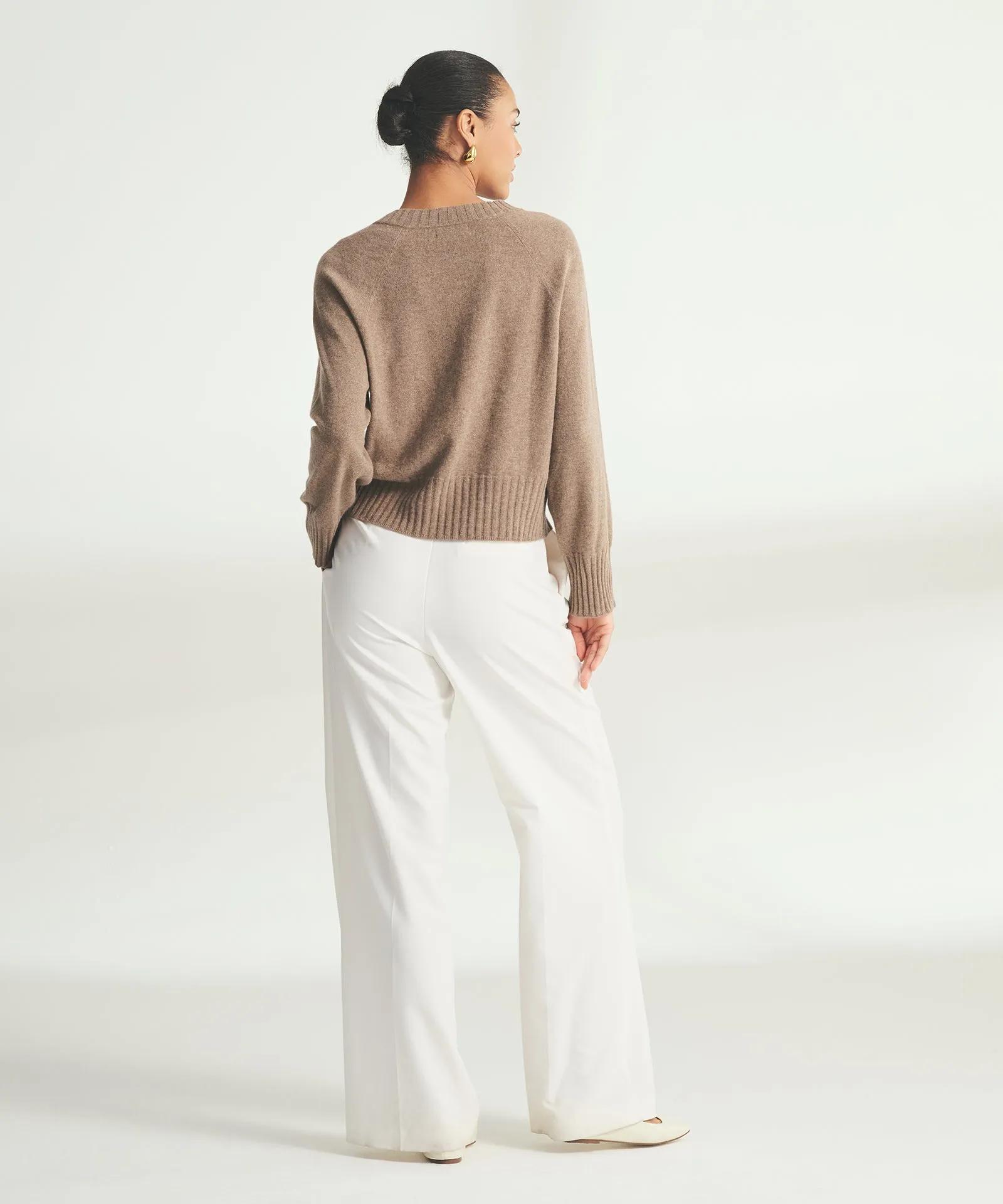 Signature Cashmere Raglan Crewneck Sweater sold by NAADAM product image thumbnail 5