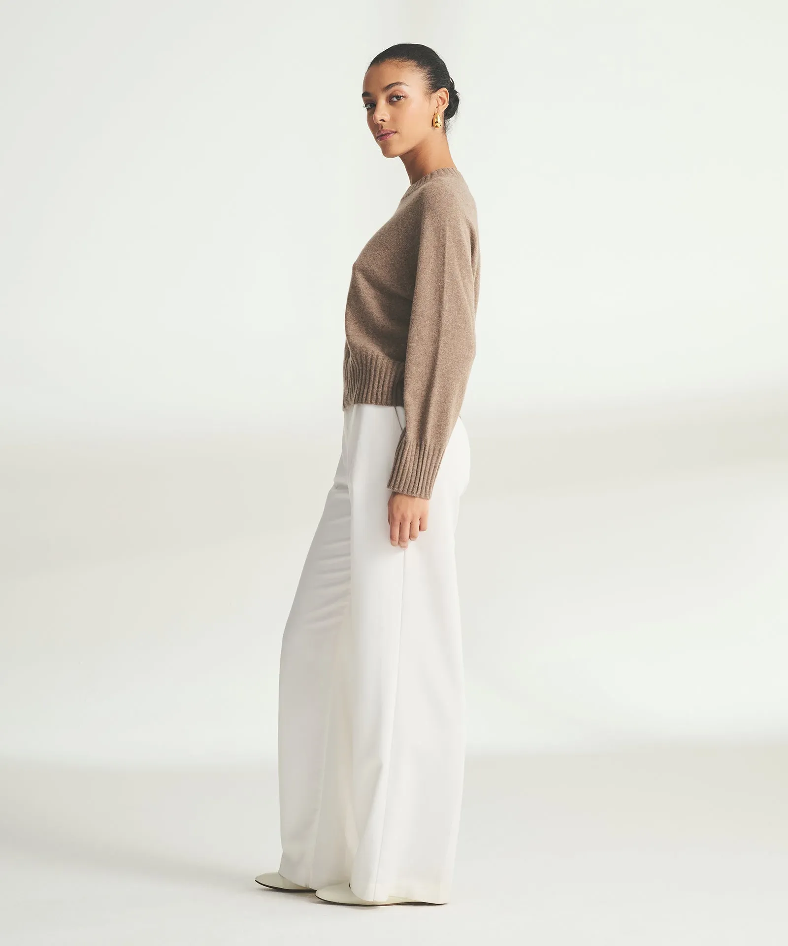 Signature Cashmere Raglan Crewneck Sweater sold by NAADAM product image thumbnail 3