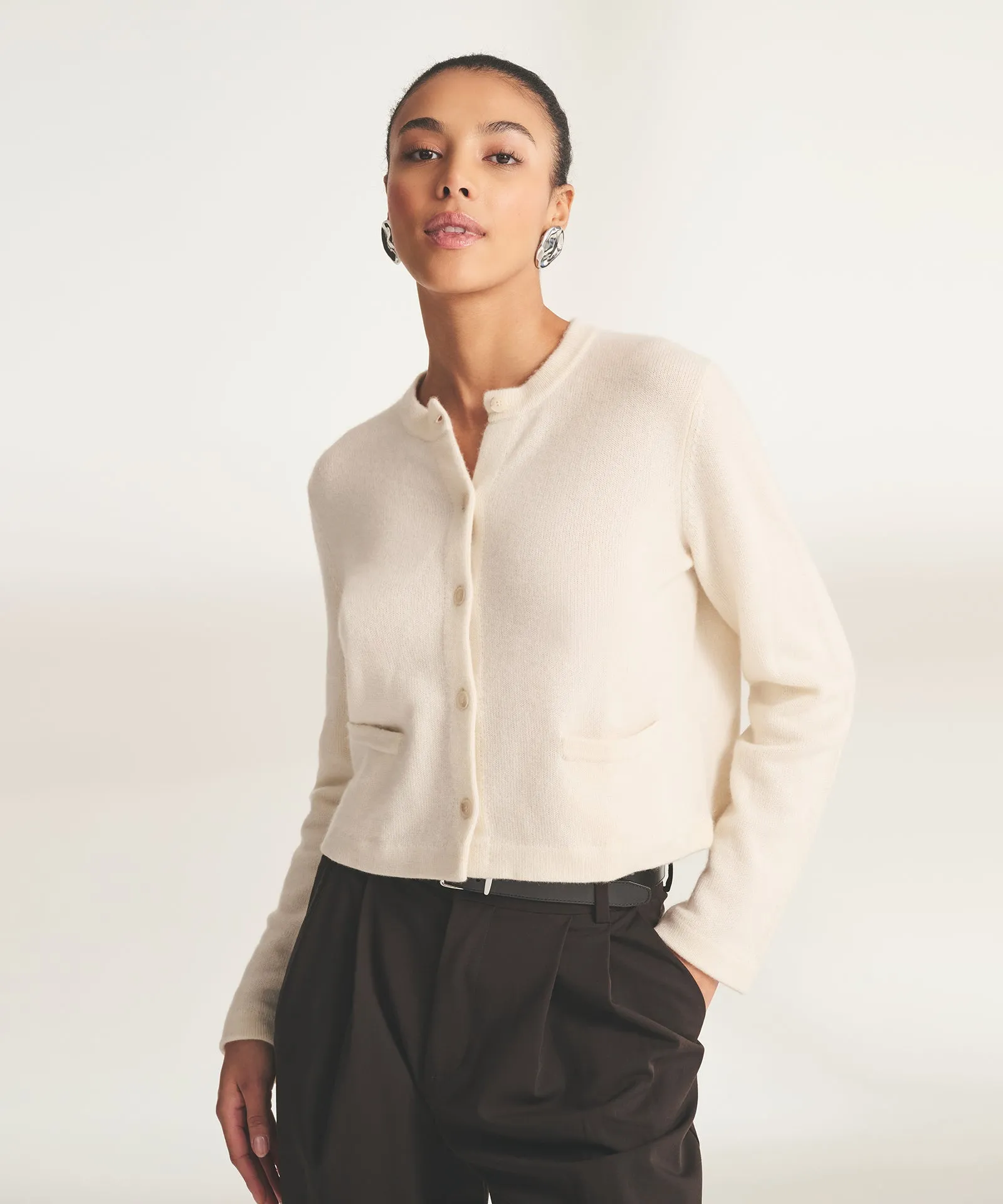 Luxe Cashmere Sweater Jacket sold by NAADAM