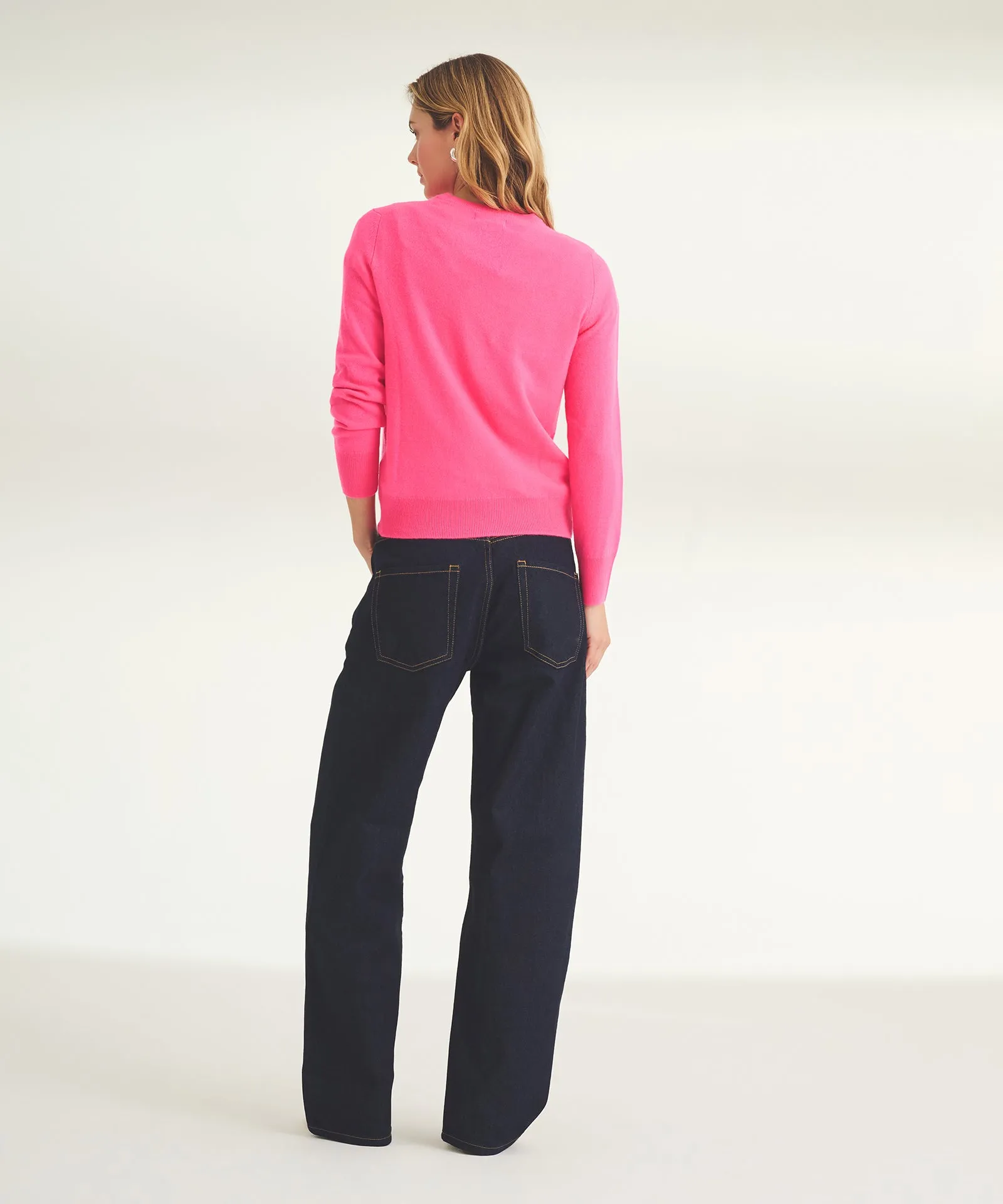 Women's Embroidered Bow Cashmere Sweater sold by Naadam product image thumbnail 5