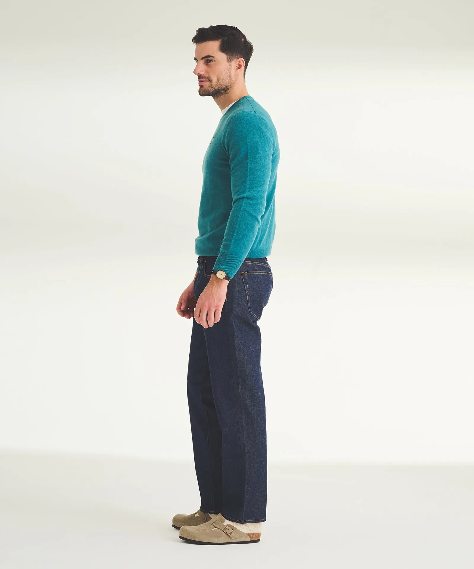 Men's Embroidered Dog Cashmere Sweater sold by Naadam product image thumbnail 4