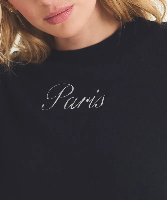 Women's Embroidered Paris Cashmere Sweater sold by Naadam