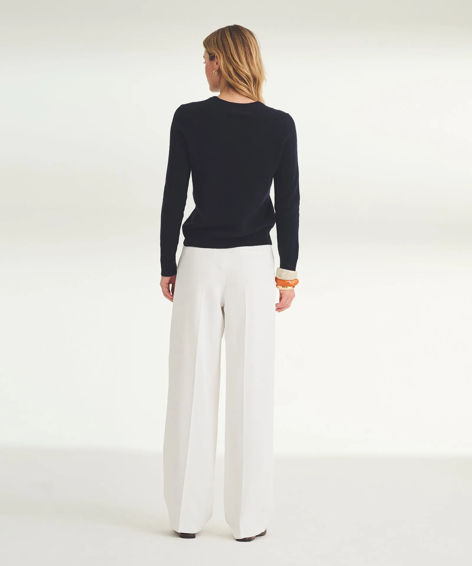 Women's Embroidered Paris Cashmere Sweater sold by Naadam product image thumbnail 5