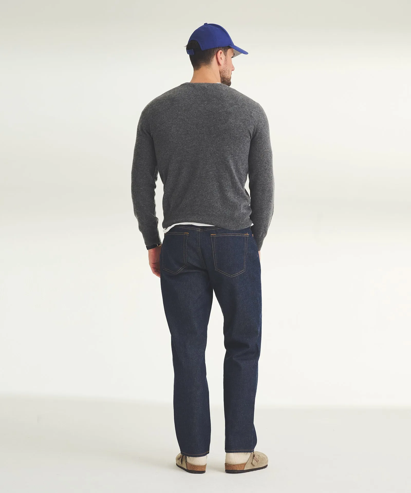 Men's Embroidered New York Cashmere Sweater sold by Naadam product image thumbnail 5