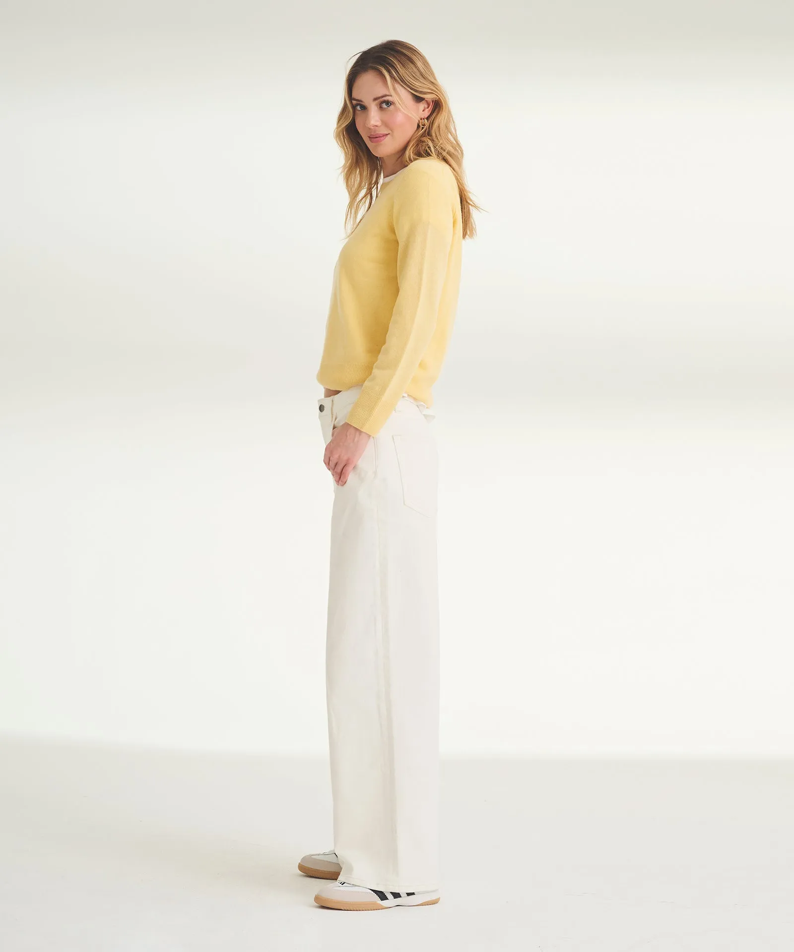 Women's Embroidered Miami Cashmere Sweater sold by Naadam product image thumbnail 4